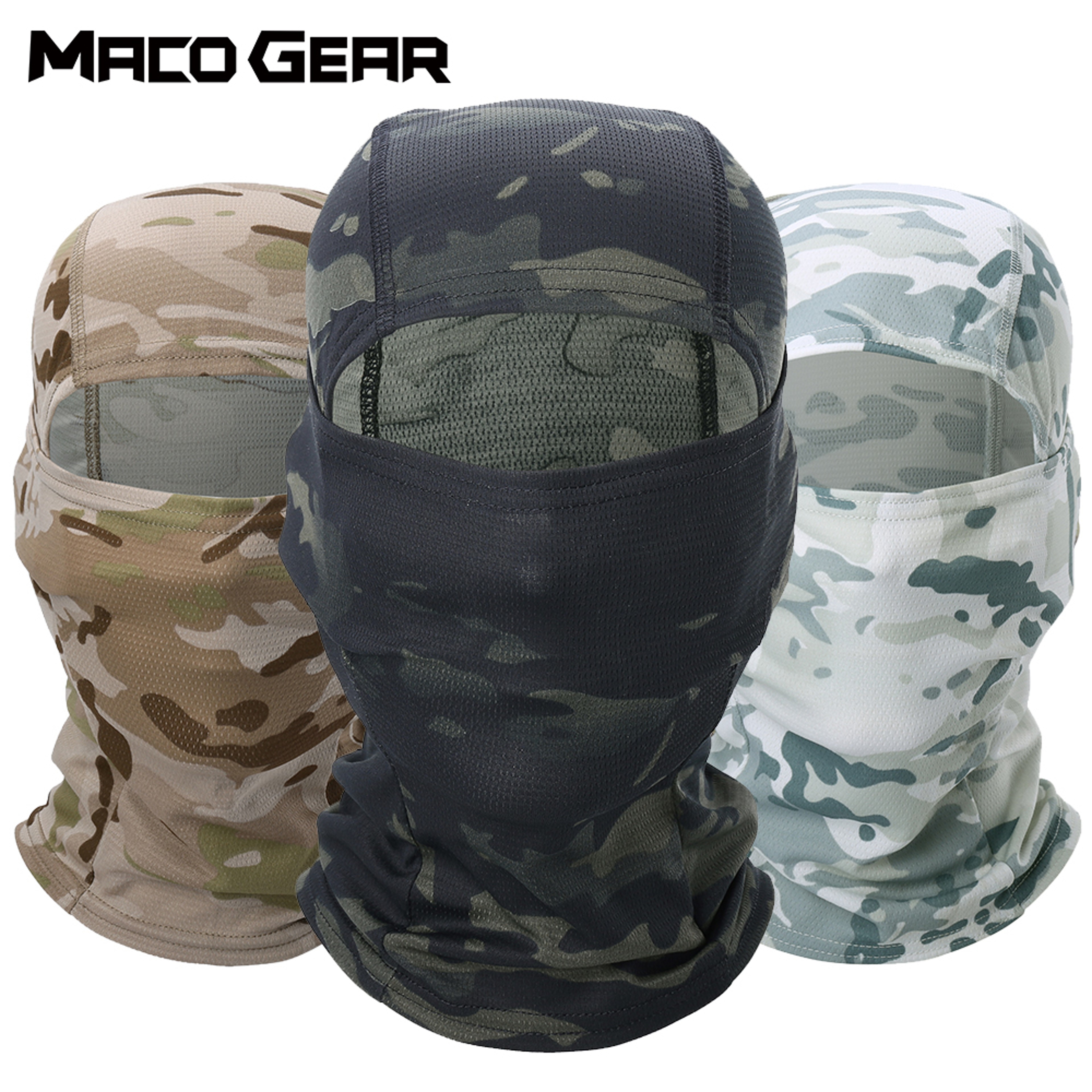 Summer Tactical Balaclava Full Face Cover Breathable Windproof Cycling Mask 1