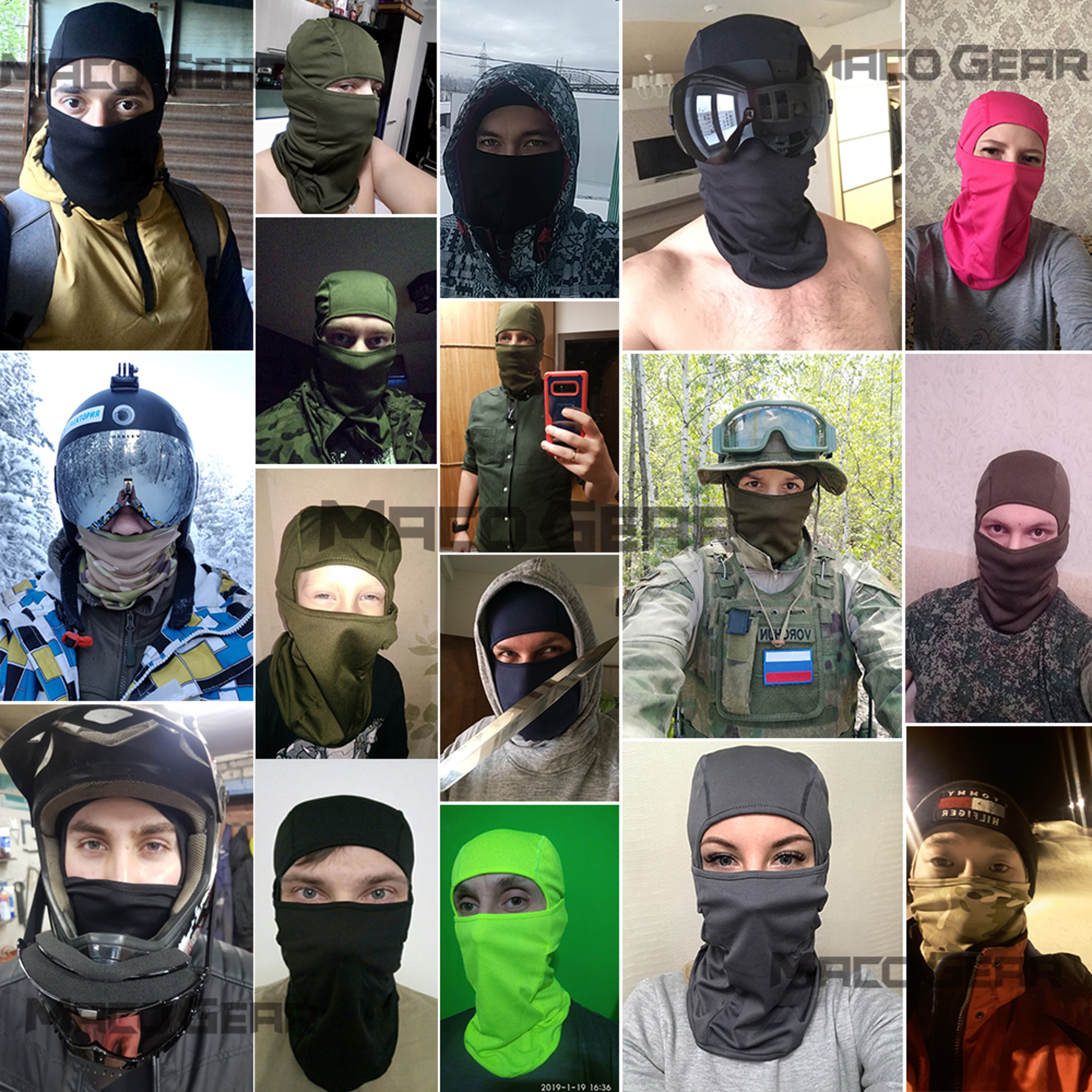 Breathable Full Face Balaclava Mask With UV Protection For Cycling And Outdoor Sports 1