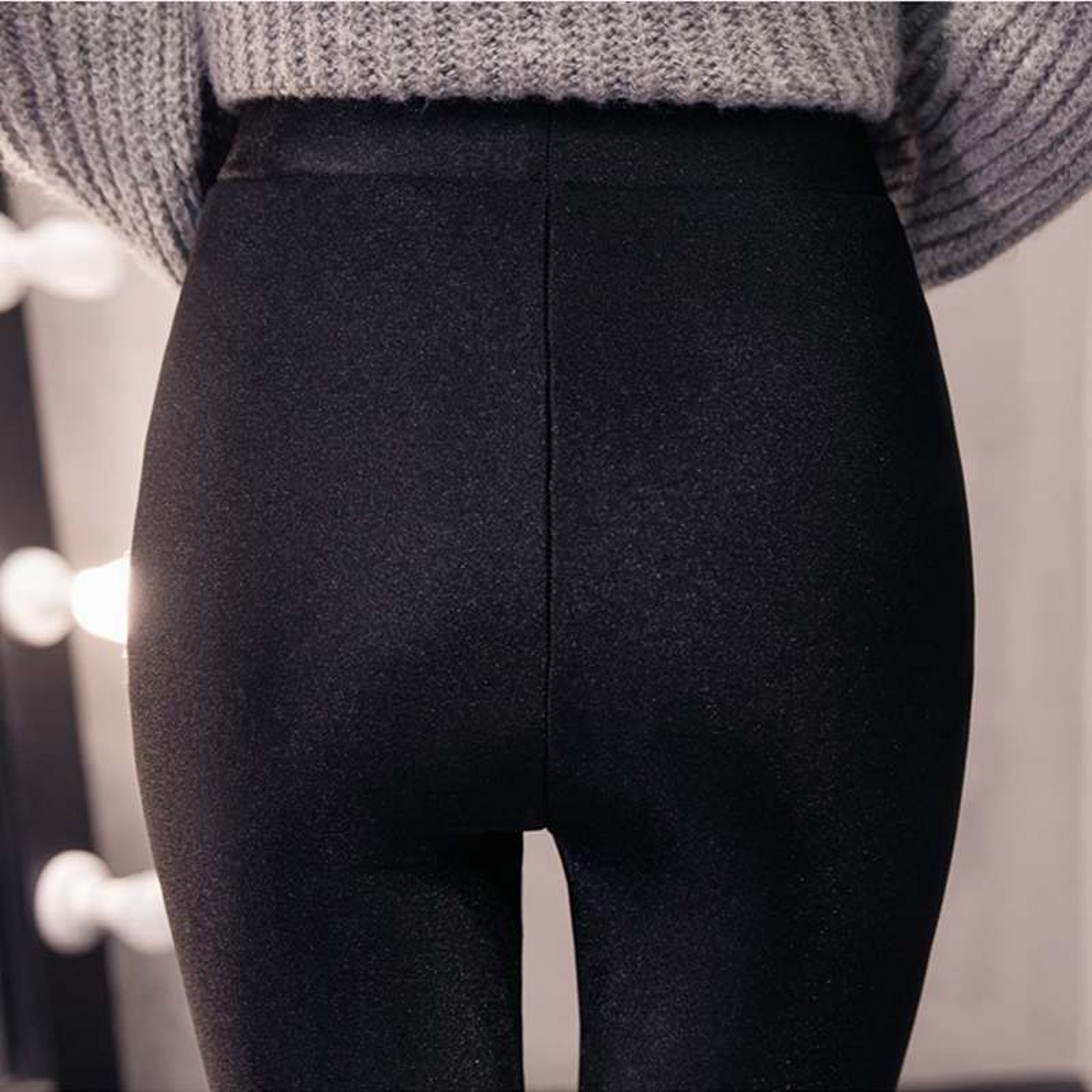 Womens Slim Fit AnkleLength Leggings With Mid Waist And Plus Sizes 3