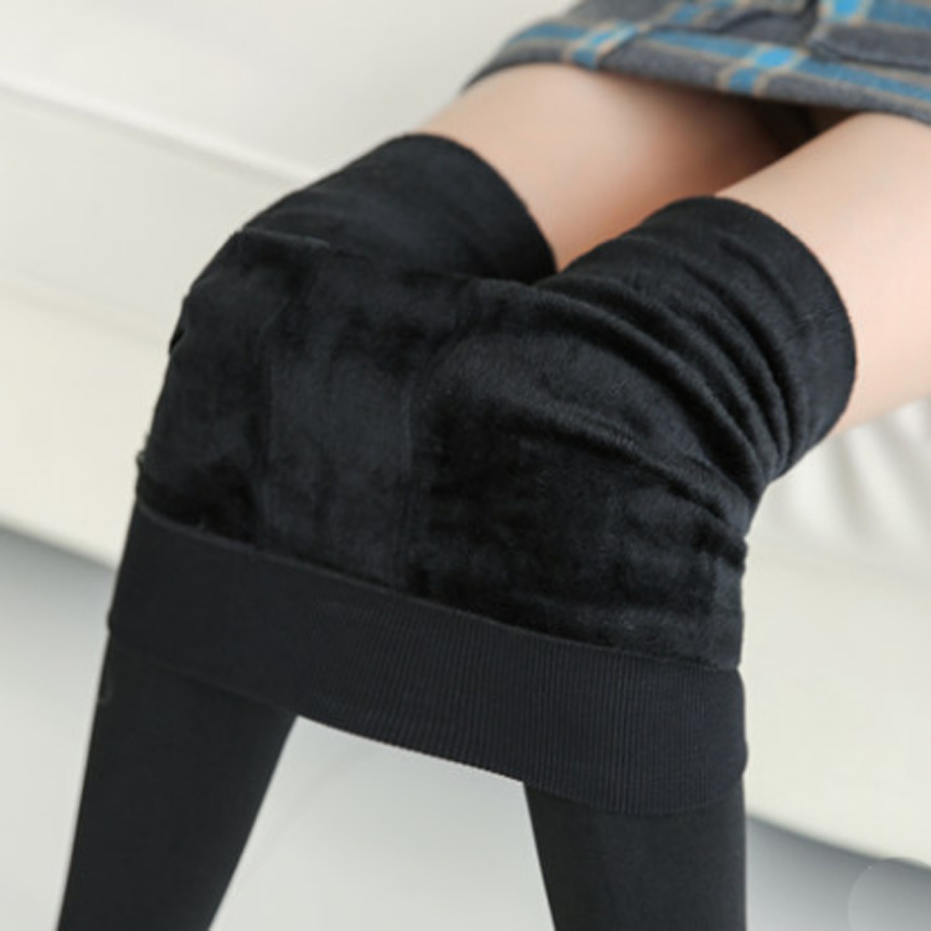 Womens Winter Thermal Leggings With Thick Fluff Lining And High Waist 9