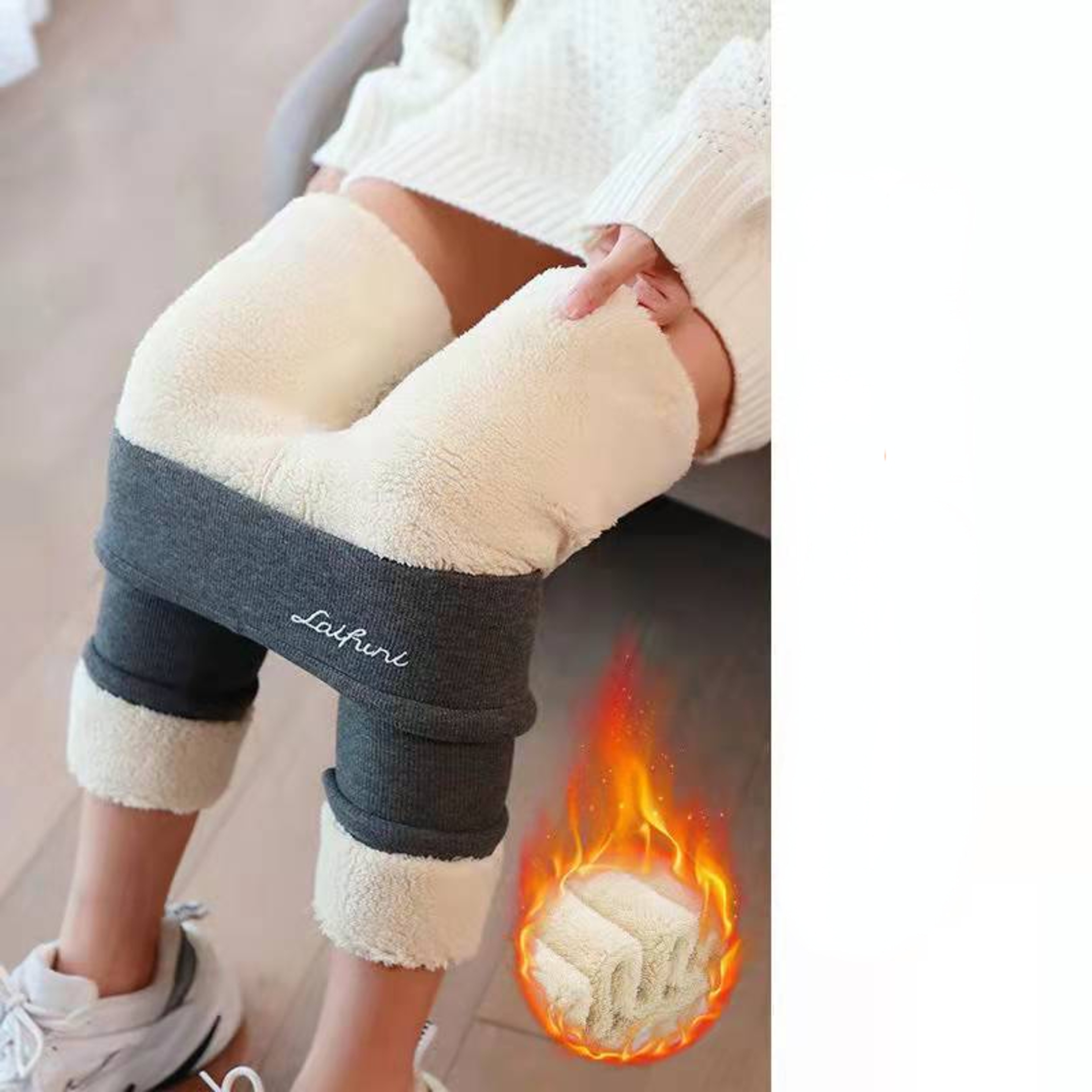 Womens Winter FleeceLined Leggings With High Waist And Stretchy Fit 8