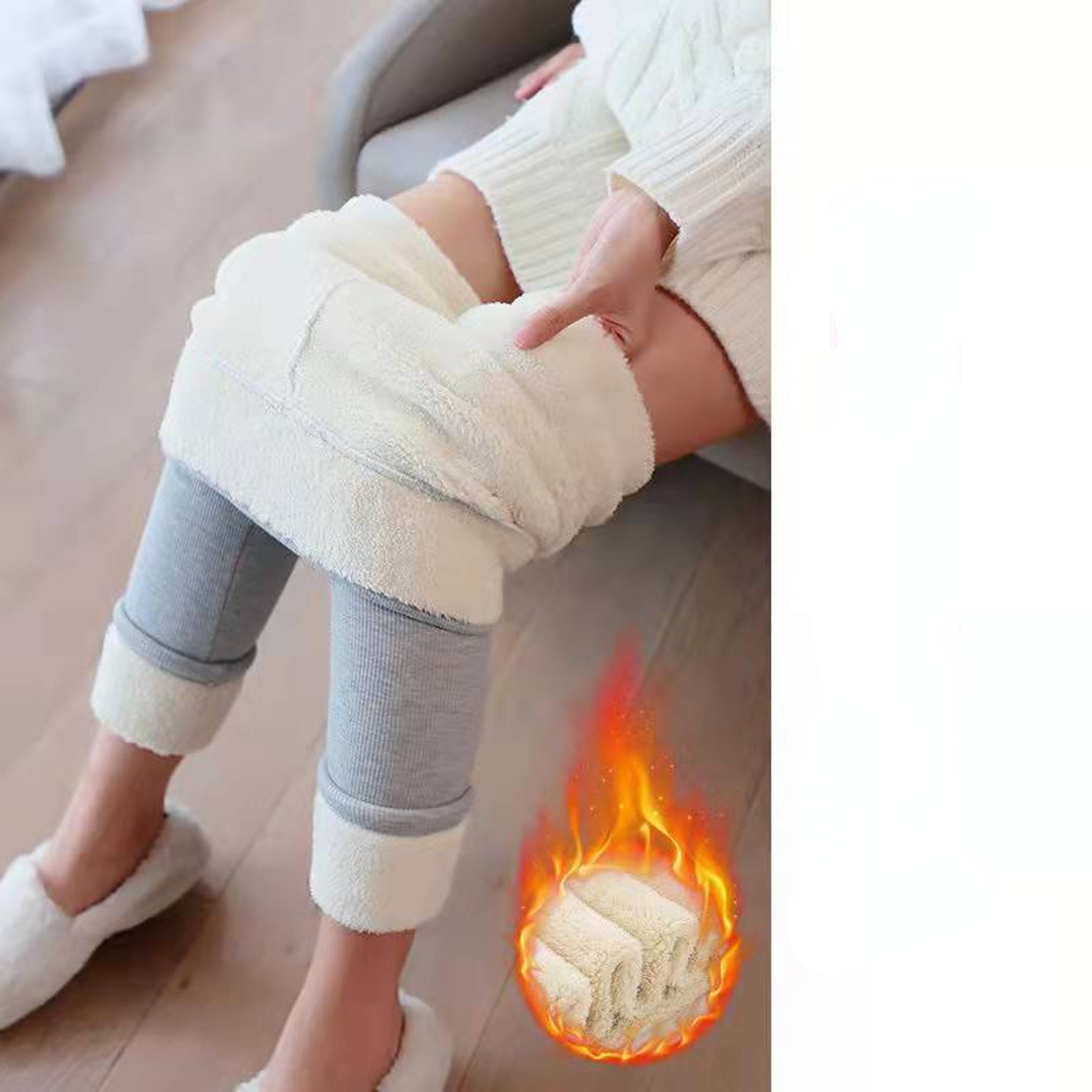 Womens Winter FleeceLined Leggings With High Waist And Stretchy Fit 10