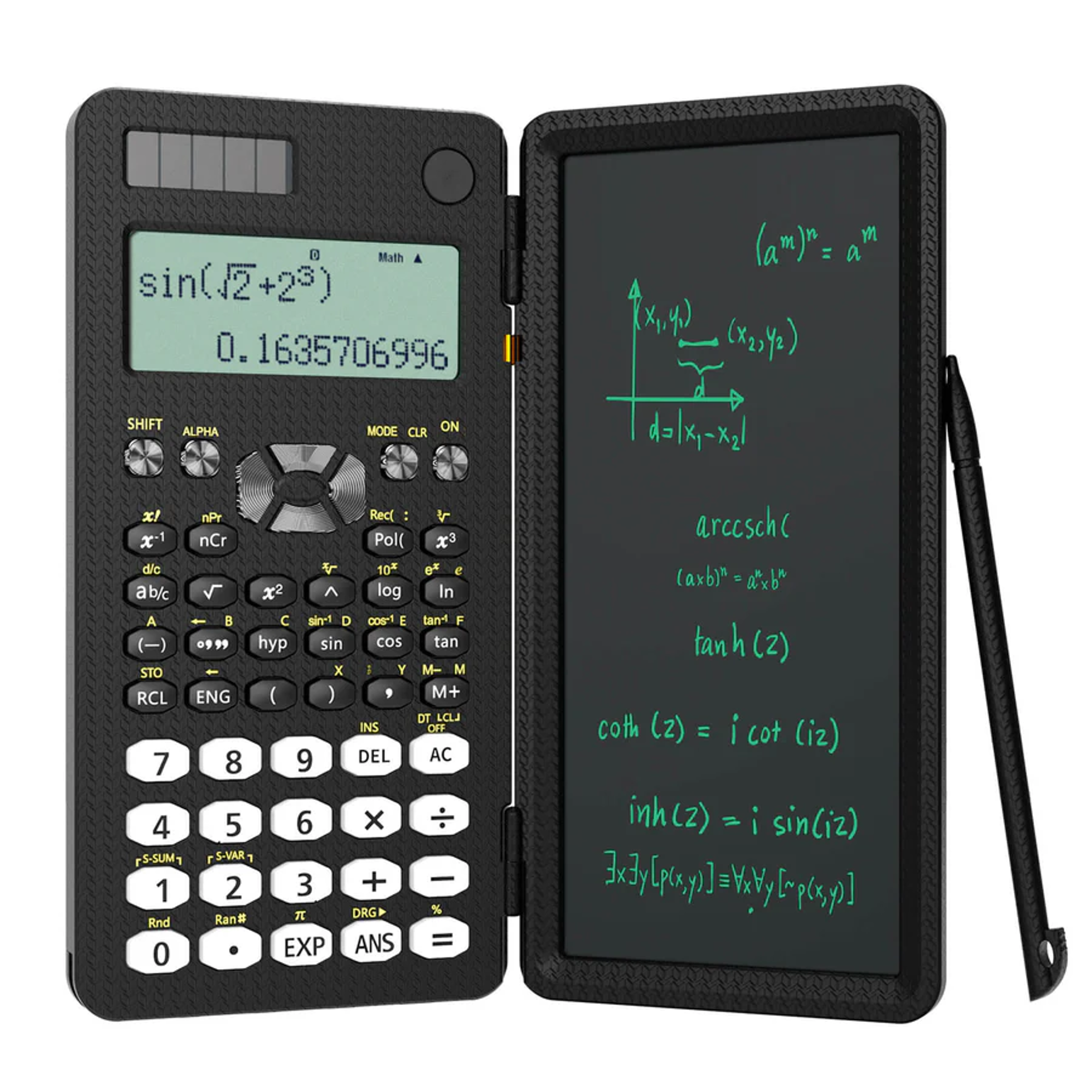 Scientific Calculator With LCD Writing Tablet And Dual Power Supply 1