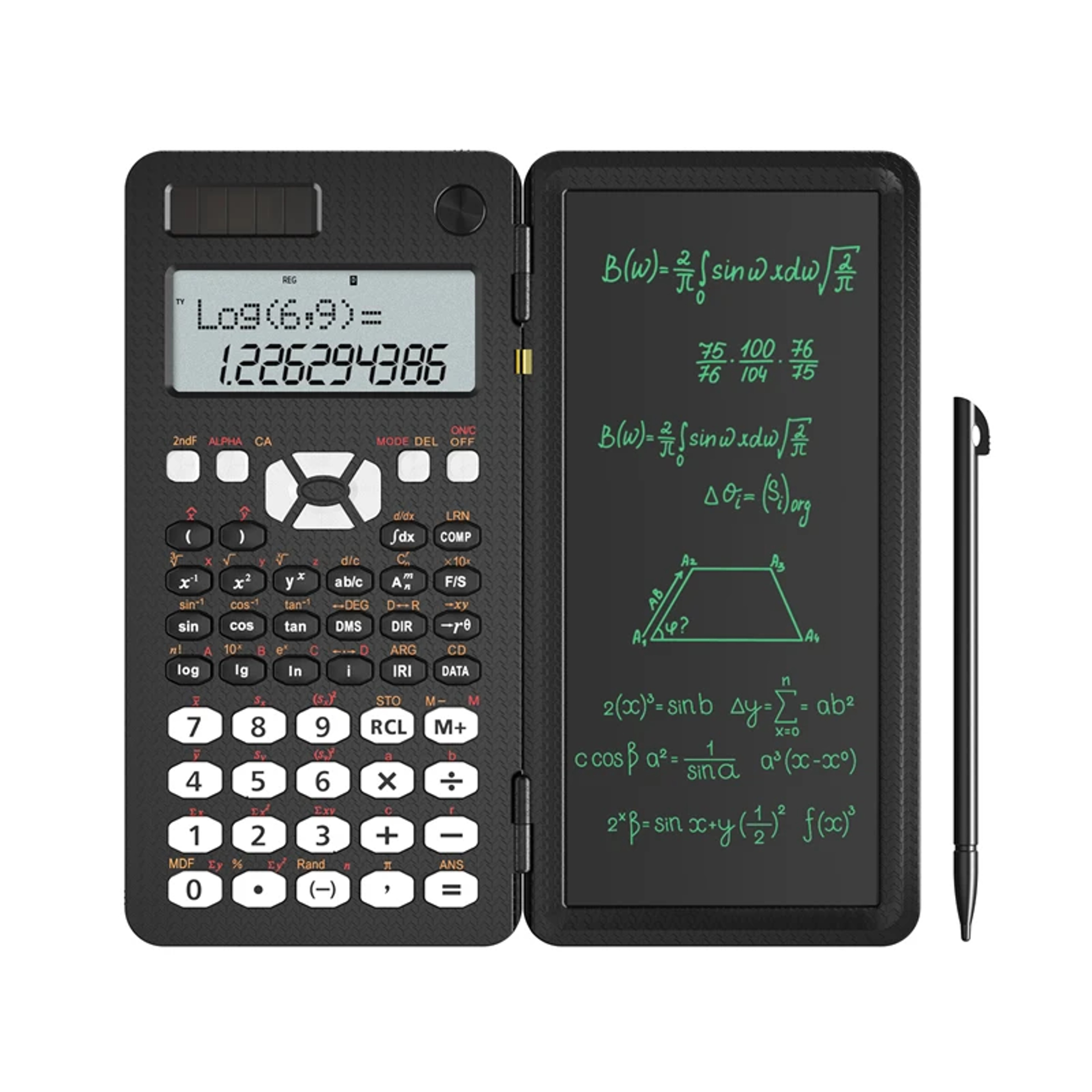 Scientific Calculator With LCD Writing Tablet And Dual Power Supply 6