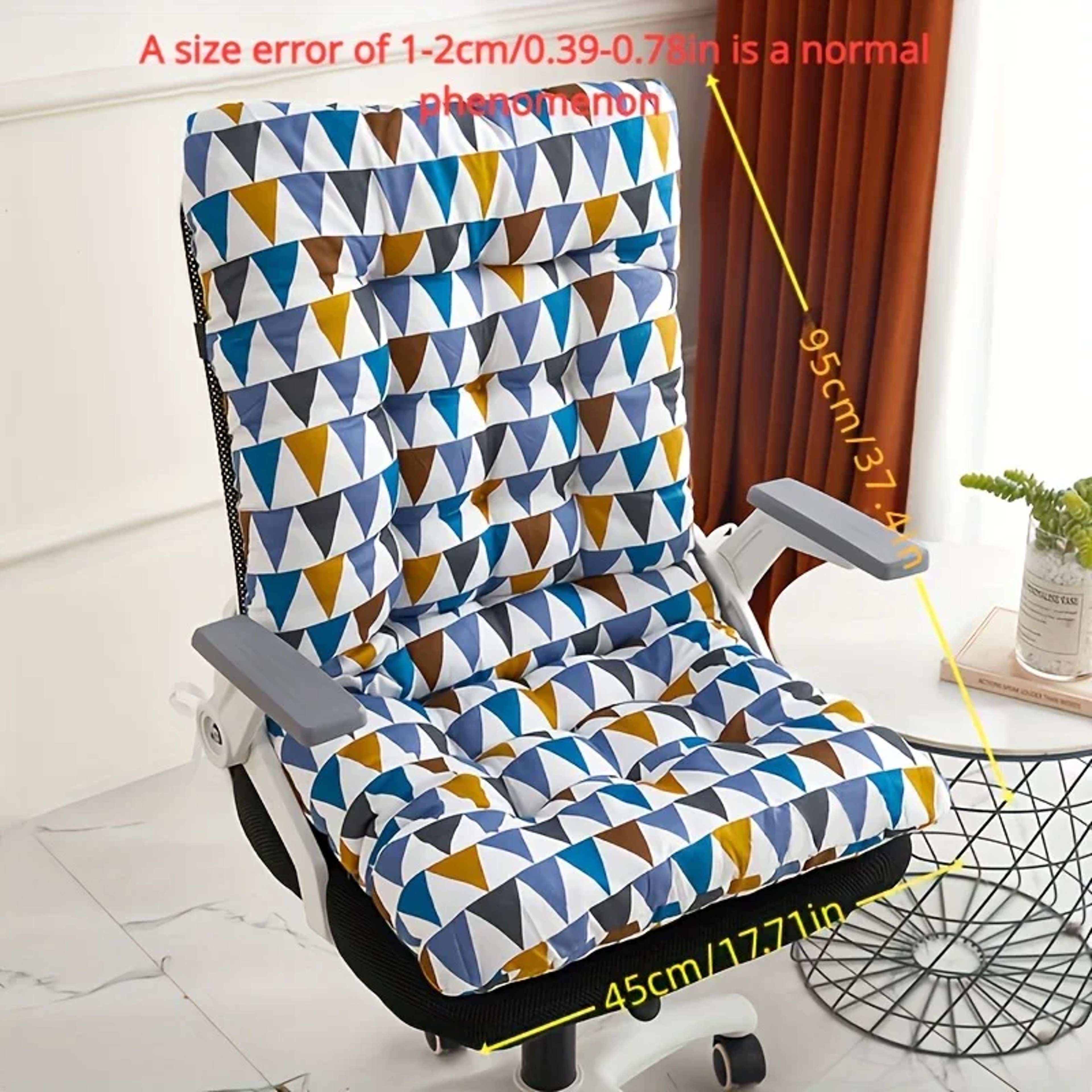 Ergonomic Seat Cushion With Integrated Backrest Support For Office Chairs And Car Seats 7