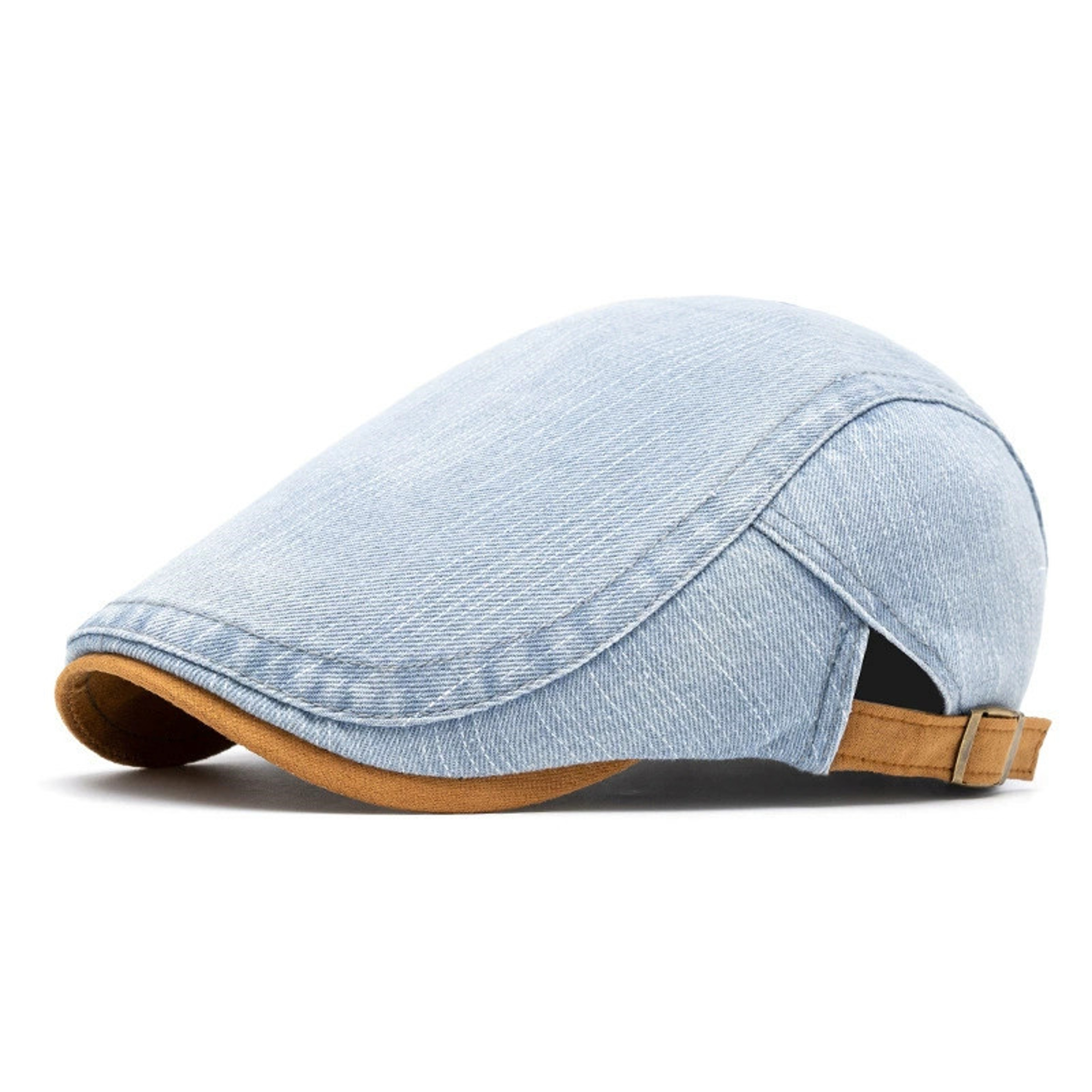 Unisex Cotton Newsboy Cap With Flat Brim For AllSeason Casual Wear 1