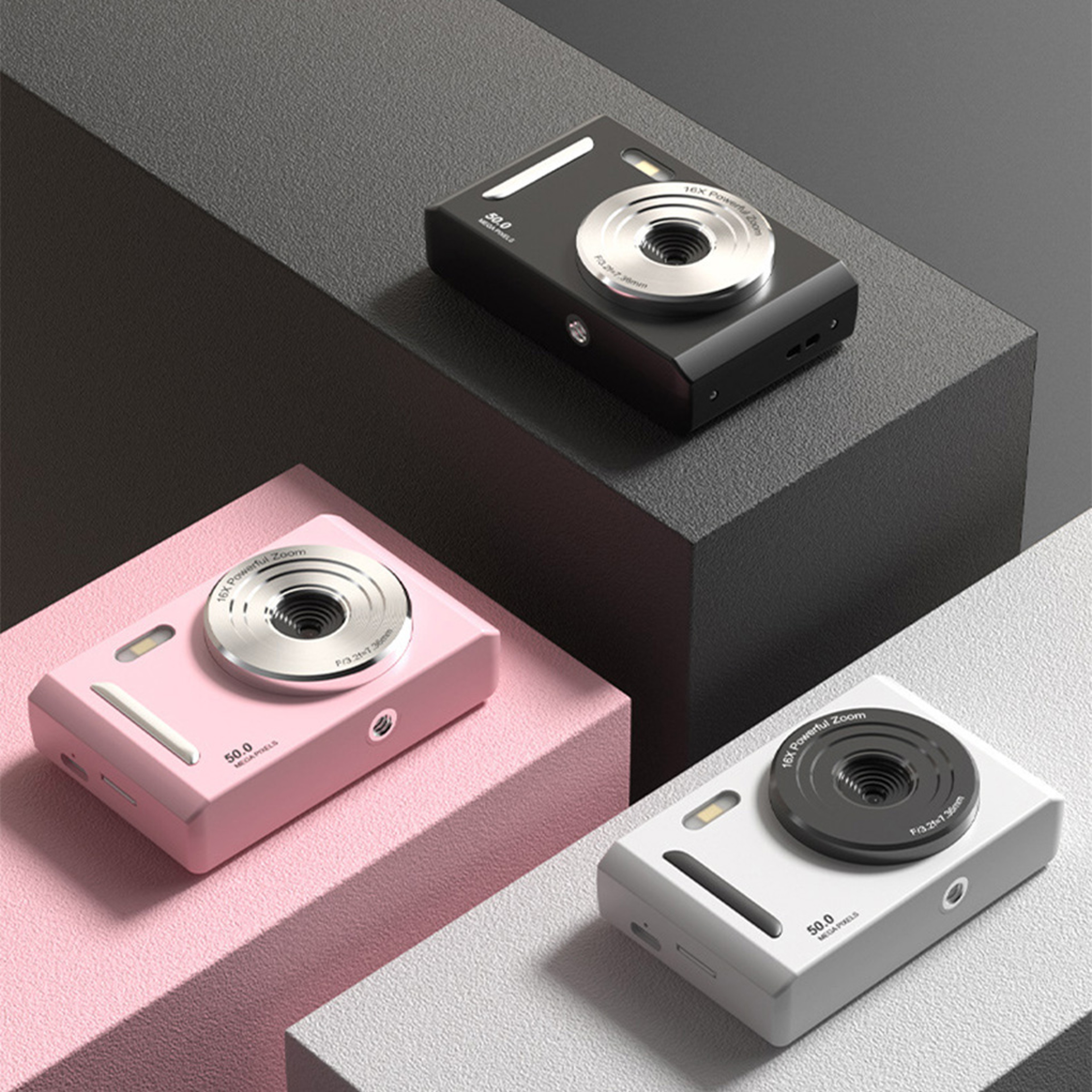 4K Digital Camera With 50MP Photos Dual Cameras And LED Fill Light 2