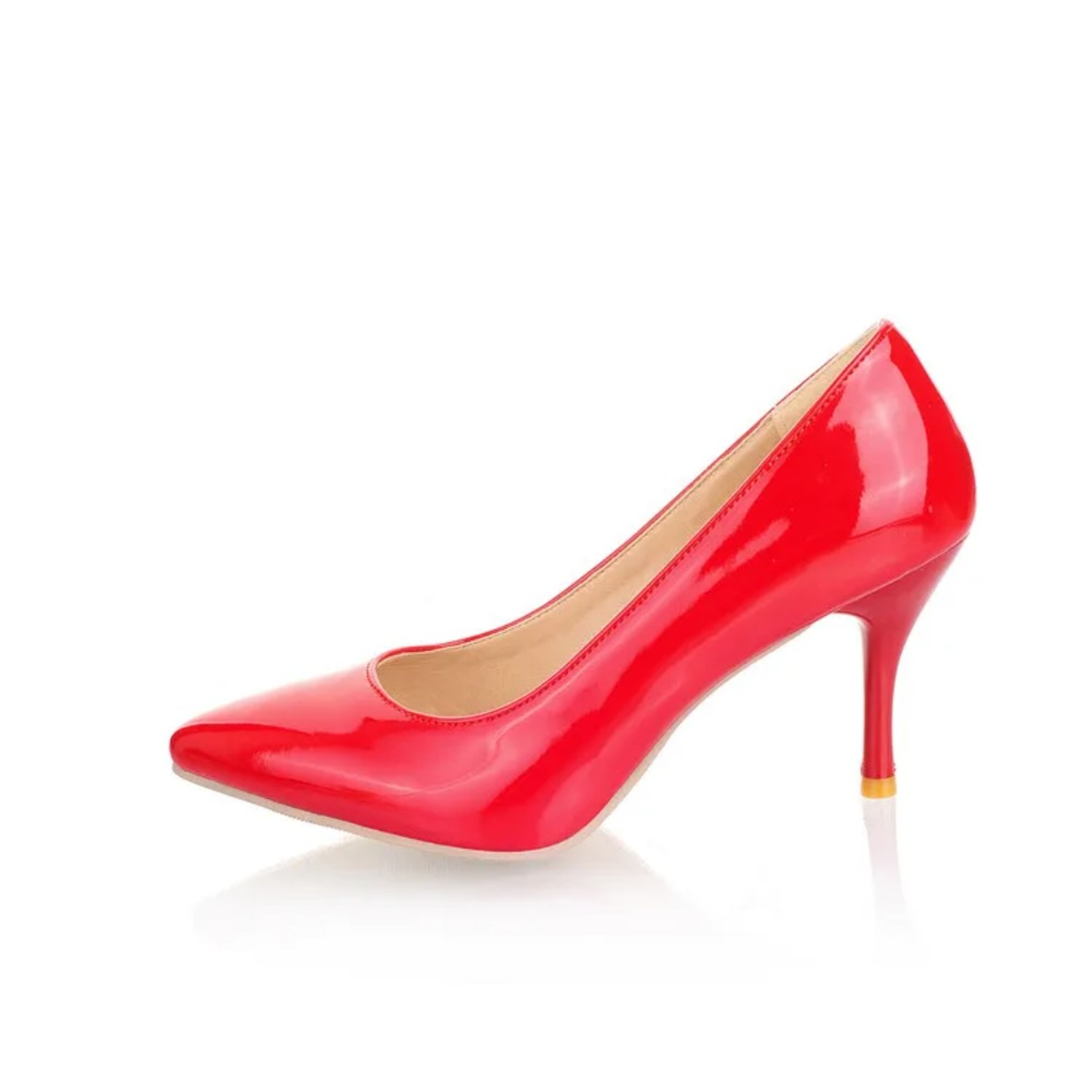 Womens Pointed Toe High Heel Pumps With SlipOn Design And Extended Sizes 5