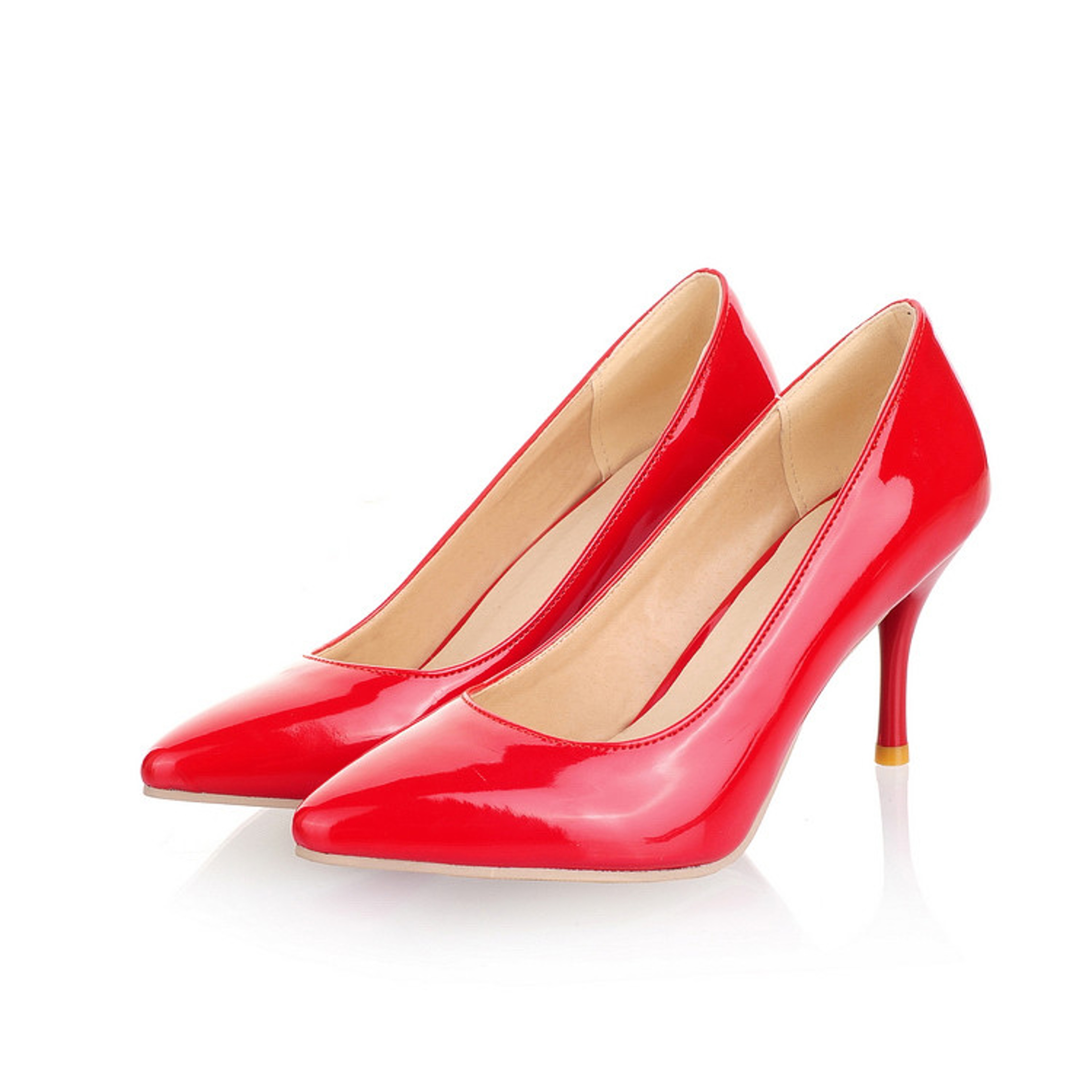 Womens Pointed Toe High Heel Pumps With SlipOn Design And Extended Sizes 10