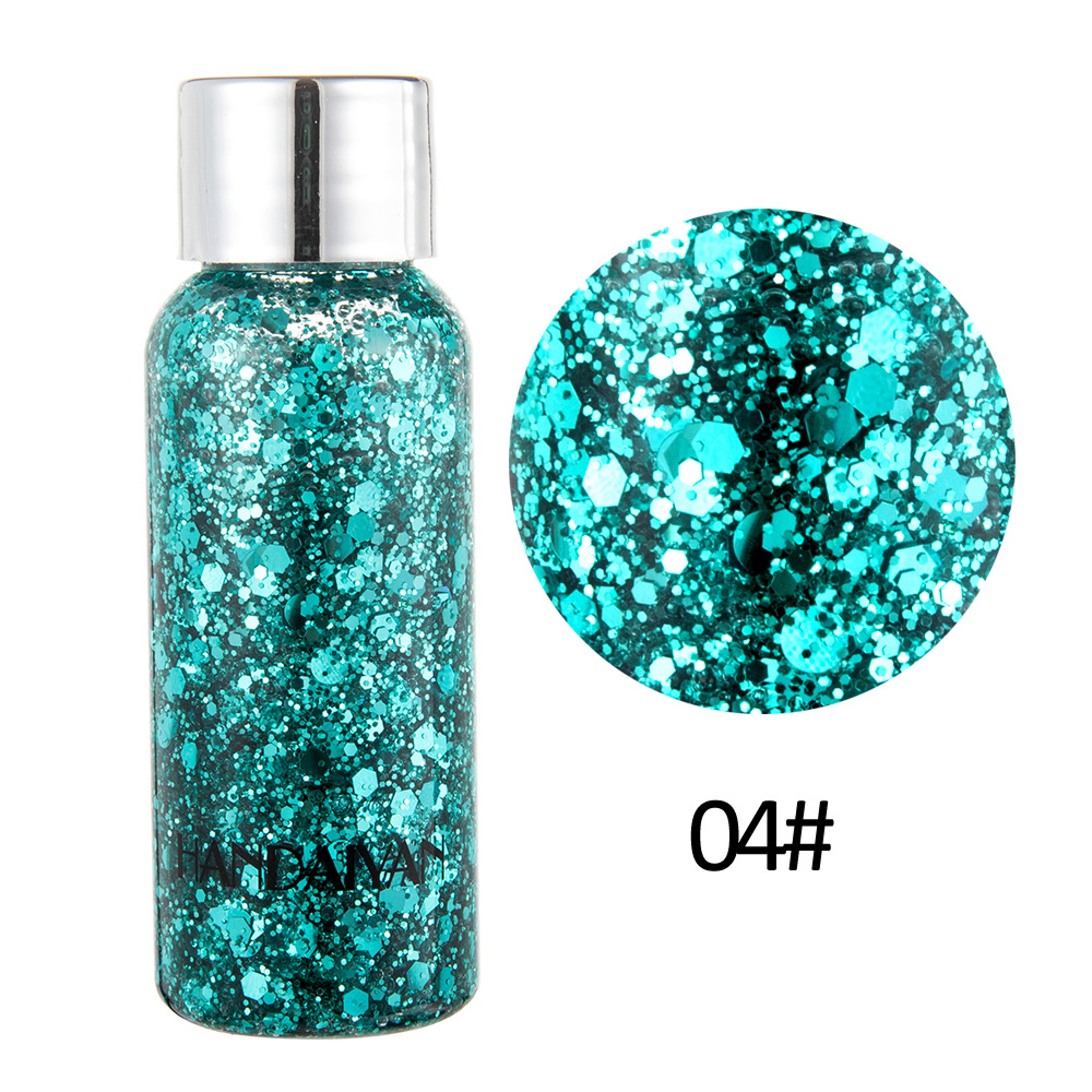 Waterproof Body Glitter Gel For Face Hair And Nails  High Shine Festival Makeup 13