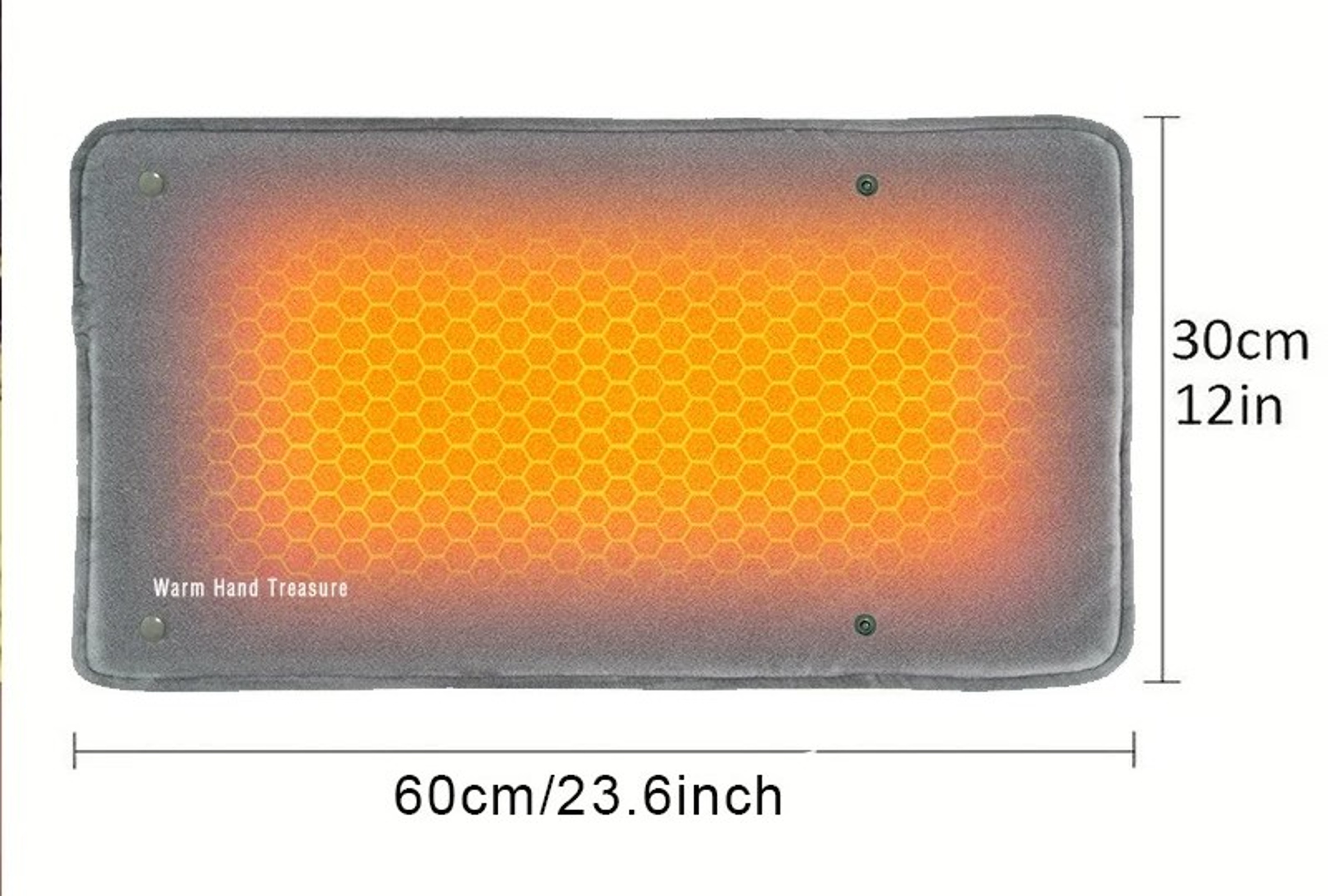 Quick Heating Warming Pad with Adjustable Temperature and USB Power Supply – view 10