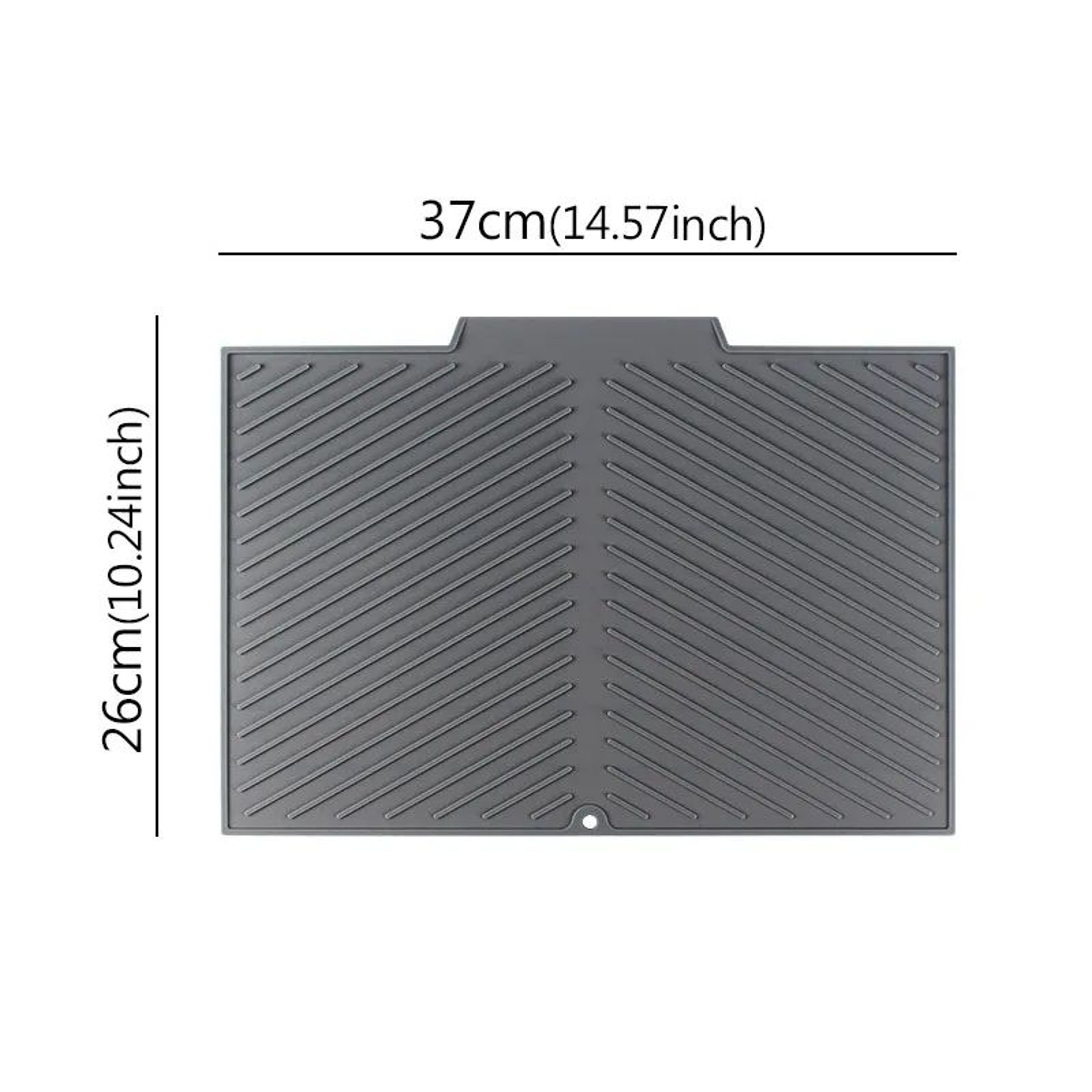 Silicone Draining Board Mat Drying Pad  Folding HeatResistant Kitchen Countertop Mat With Raised Ed 8