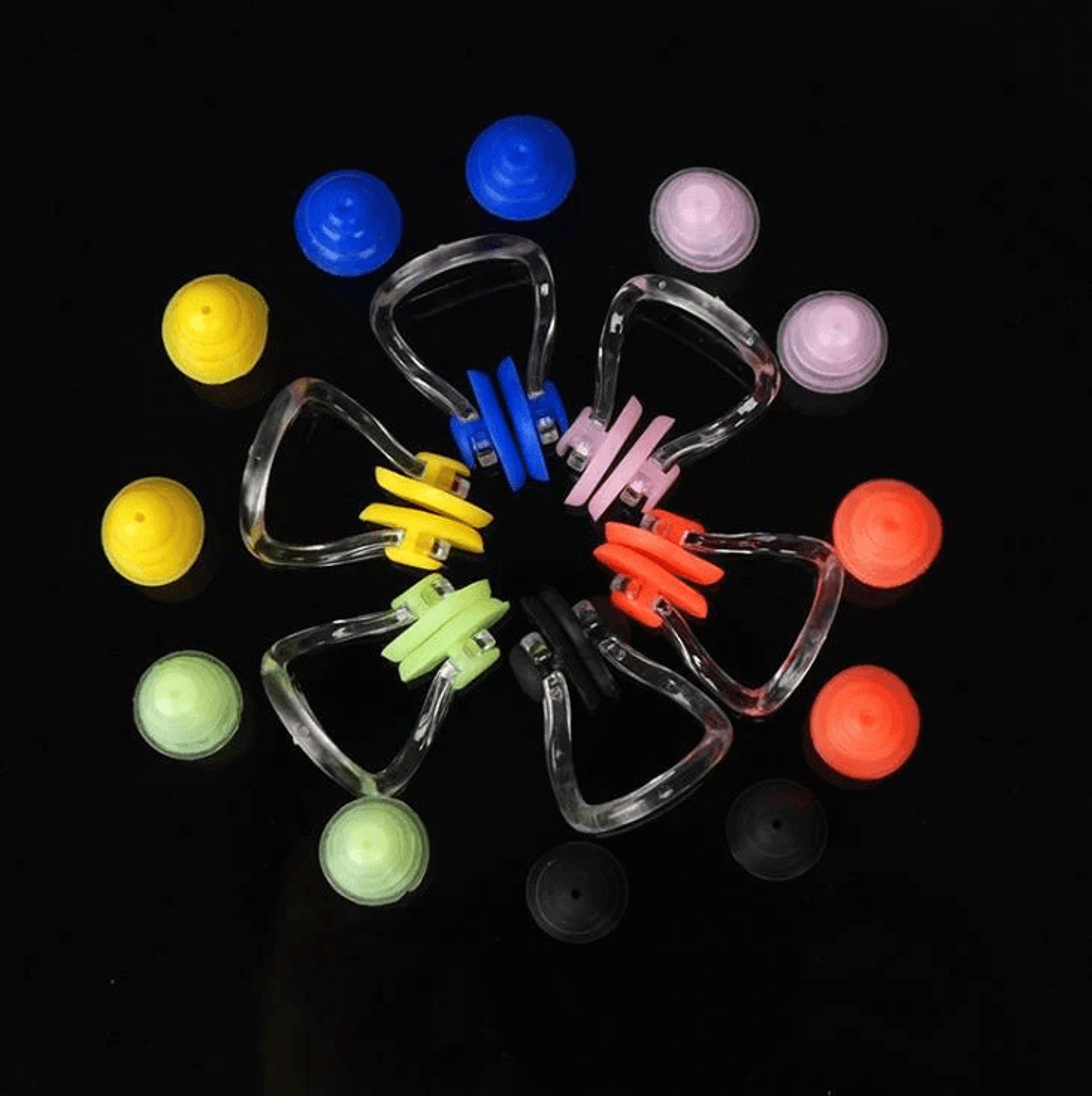 Silicone Waterproof Swim Swimming Nose Clip Ear Plug Combo Set Soft Reusable Nose Clips For Adults  0