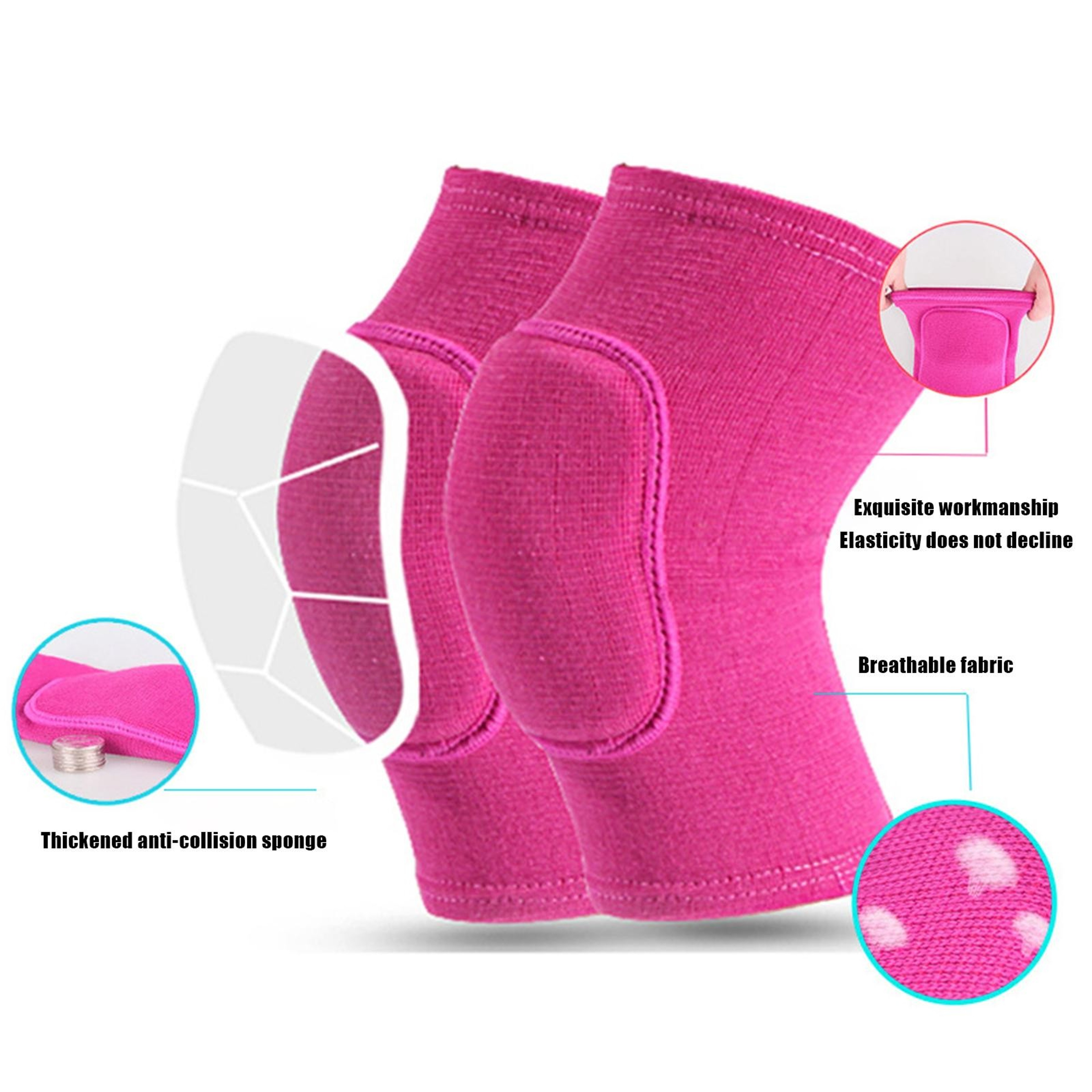 Sports Compression Knee Pads,Thickened Sponge Knee Brace Support for Workout, Dancing & Training,Elastic Knee Protector – view 4