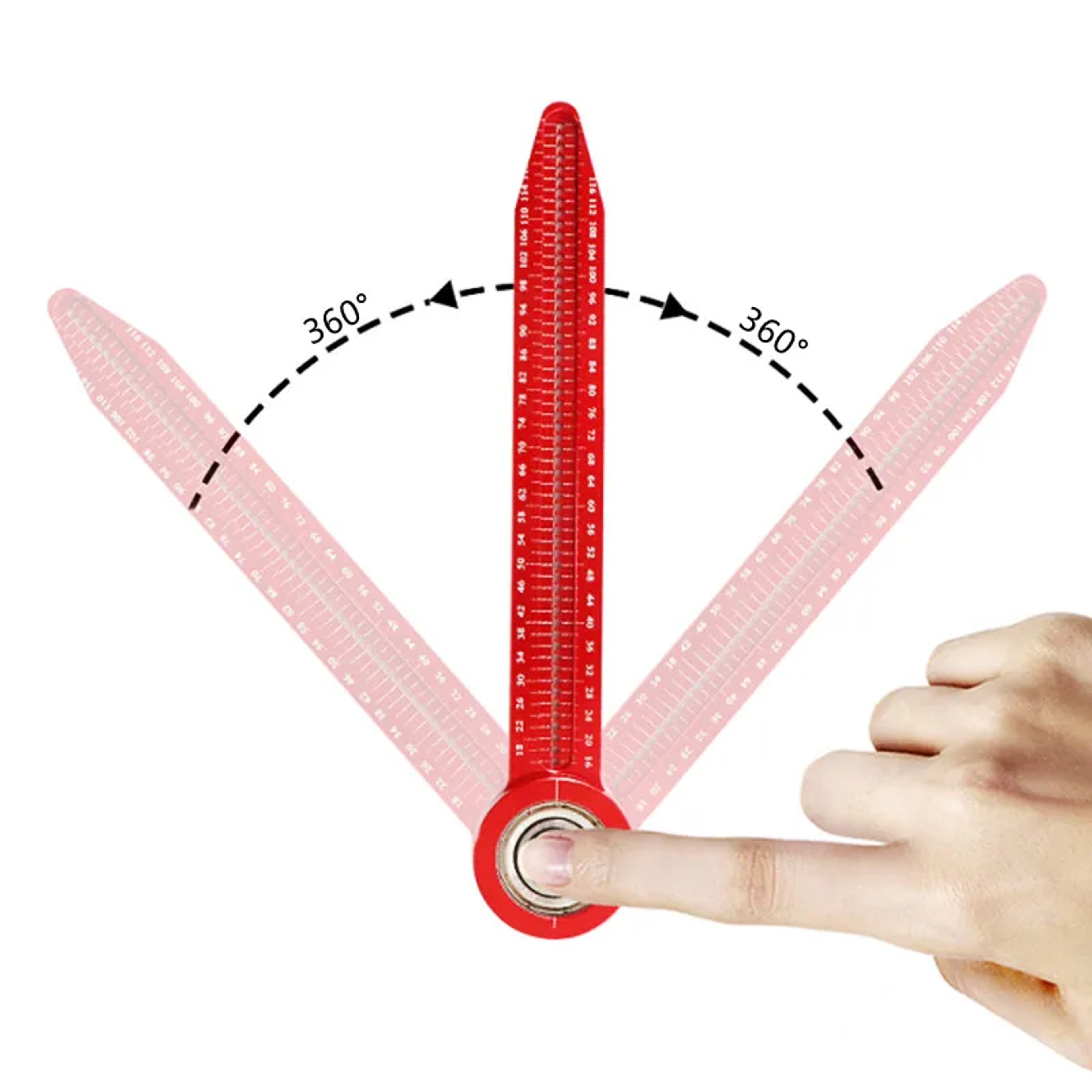 Precision Drawing Measurement Tool,Fixed Point Marker & Adjustable Circular Ruler for Woodworking,Drafting, DIY Projects – view 3