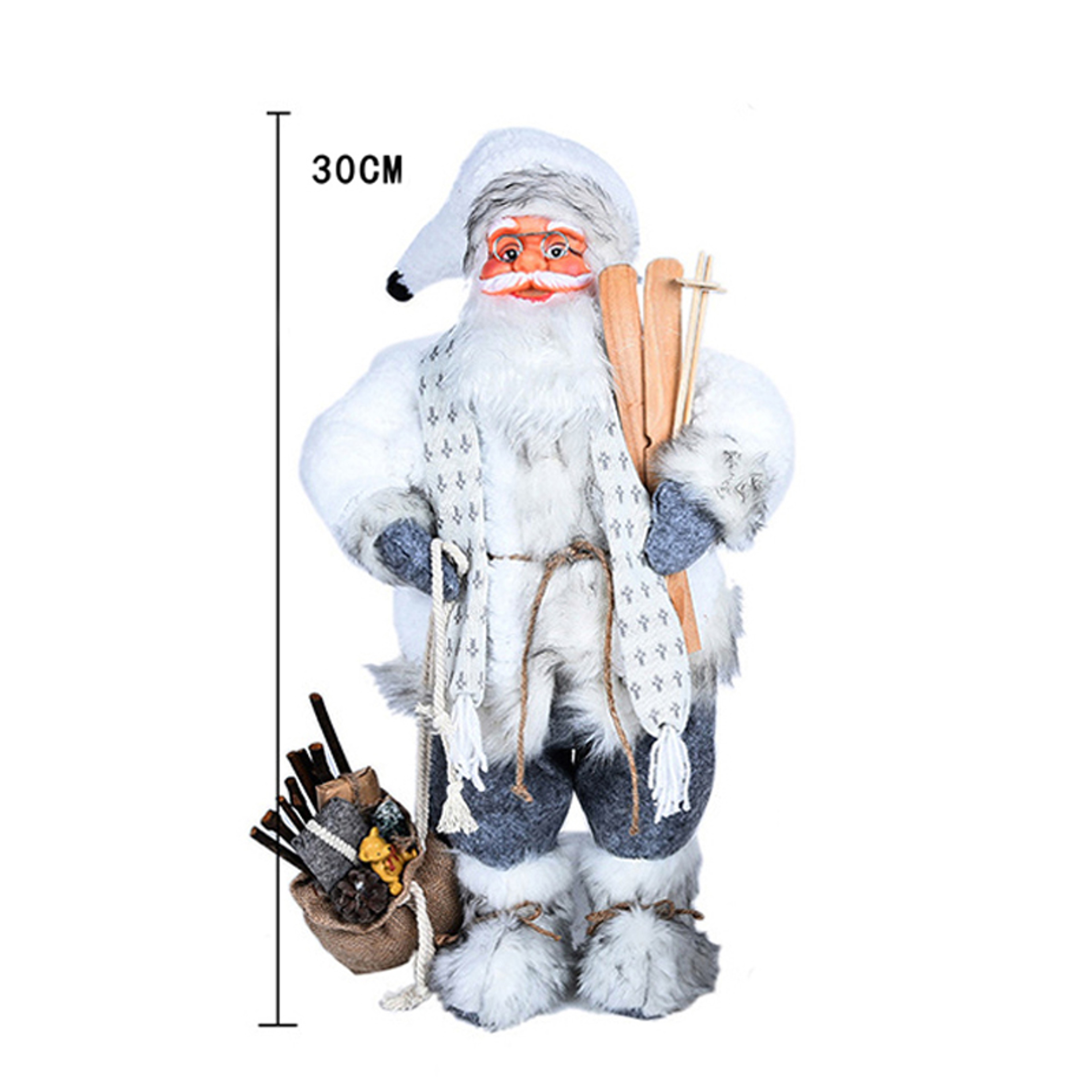 Santa Claus Christmas Decorations, Layout Window Decoration, Holiday Decoration Ornaments – view 19