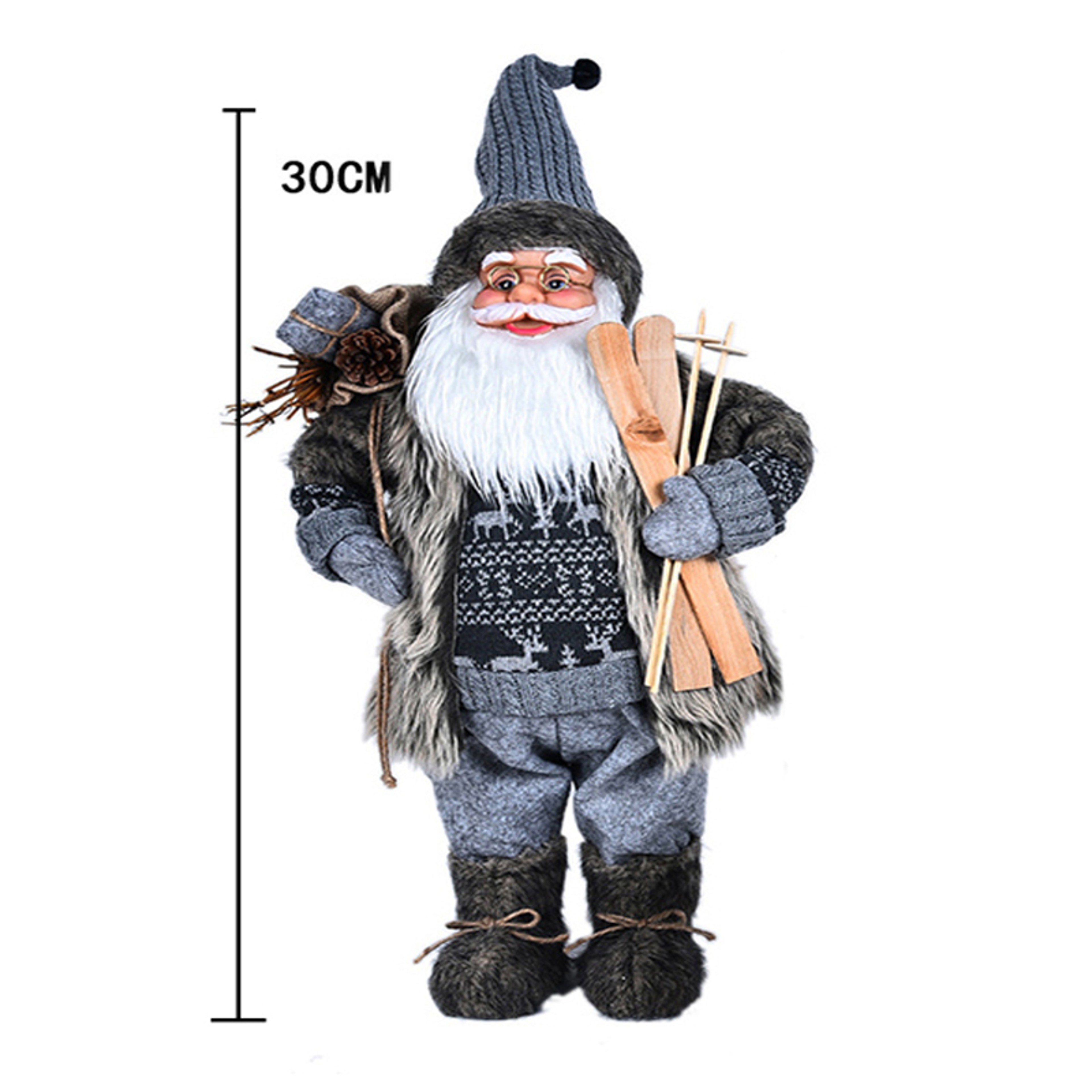 Santa Claus Christmas Decorations, Layout Window Decoration, Holiday Decoration Ornaments – view 28