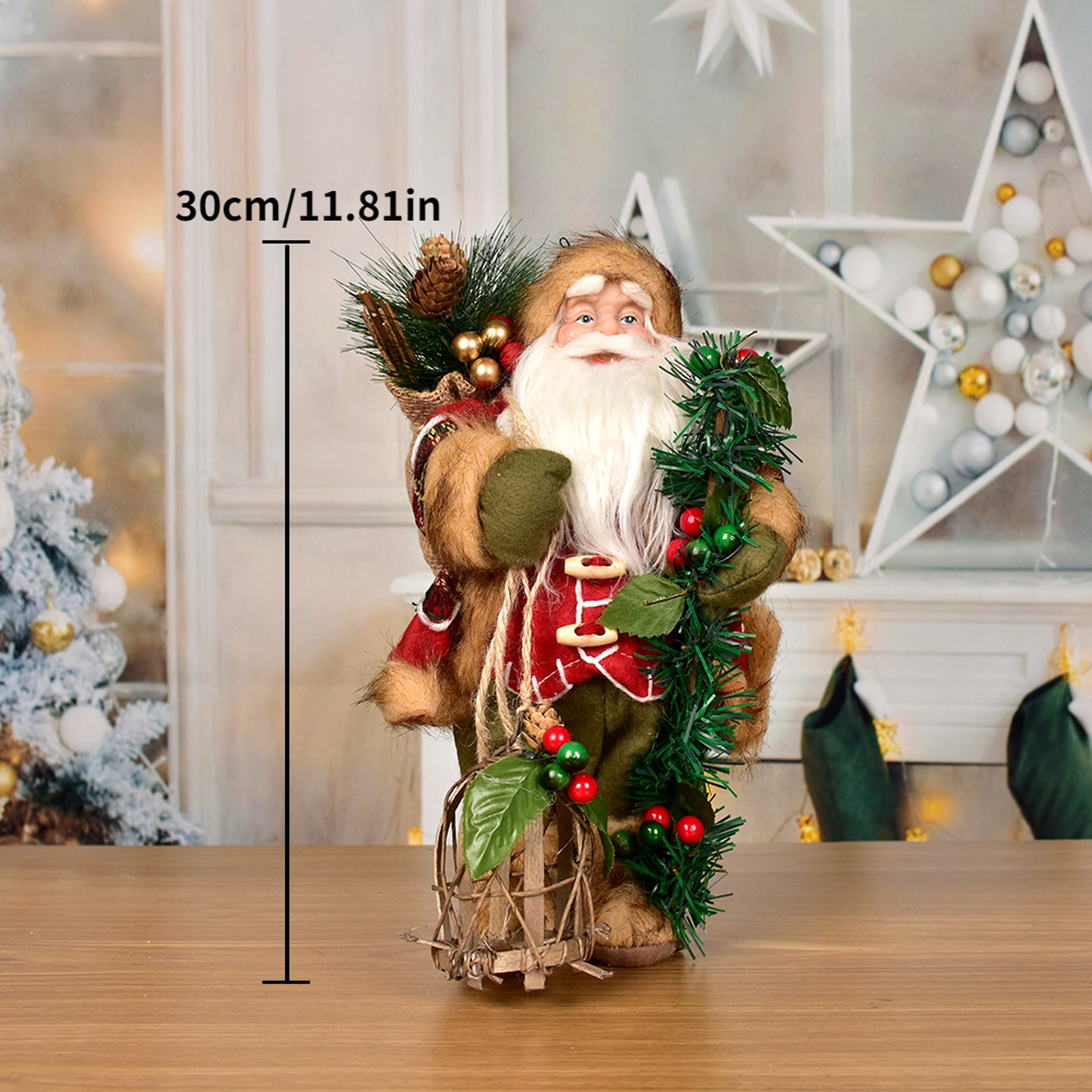 Santa Claus Christmas Decorations, Layout Window Decoration, Holiday Decoration Ornaments – view 31