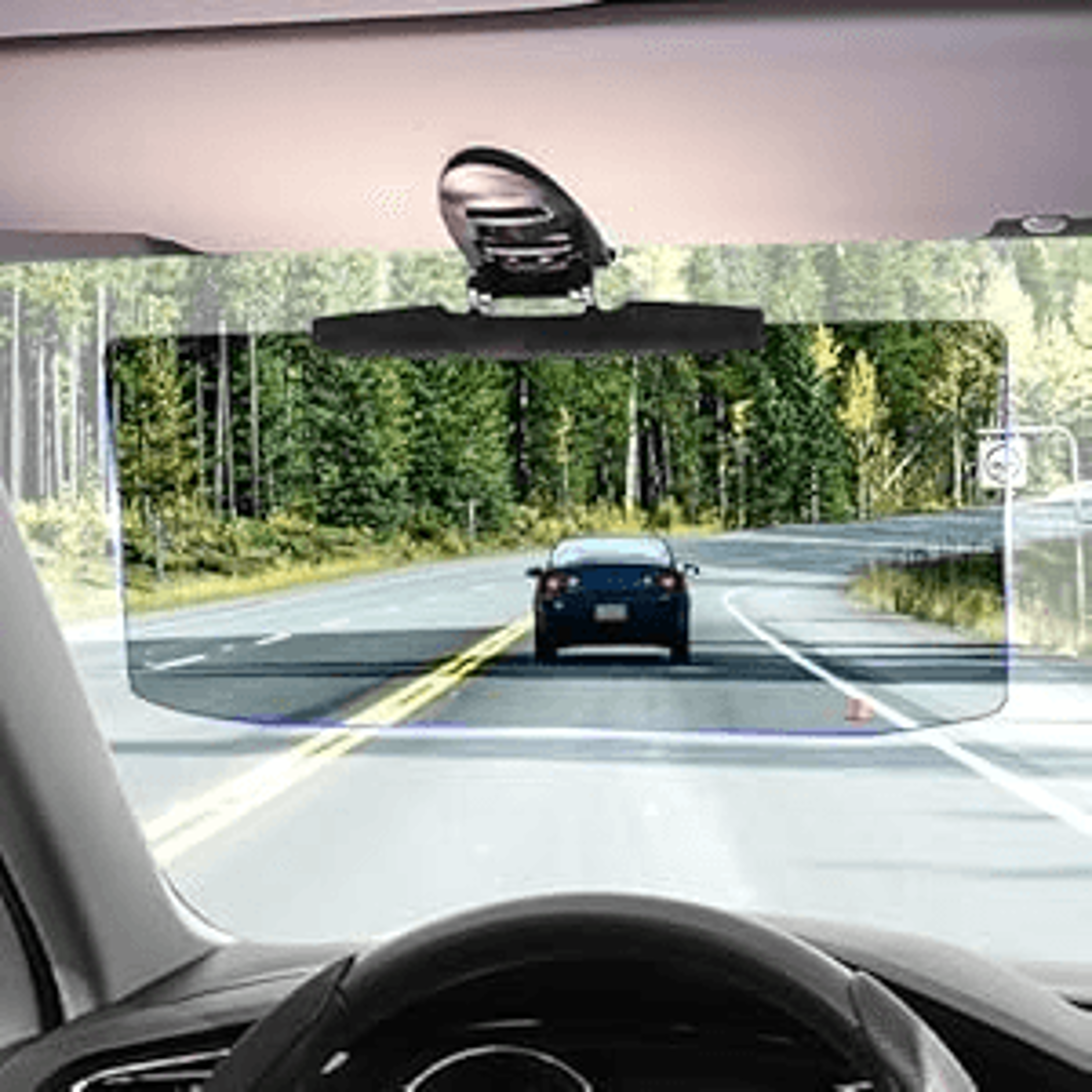 Car Anti Glare Mirror Sun Visor, Anti UV Strong Light Vehicle Sunshade – view 14