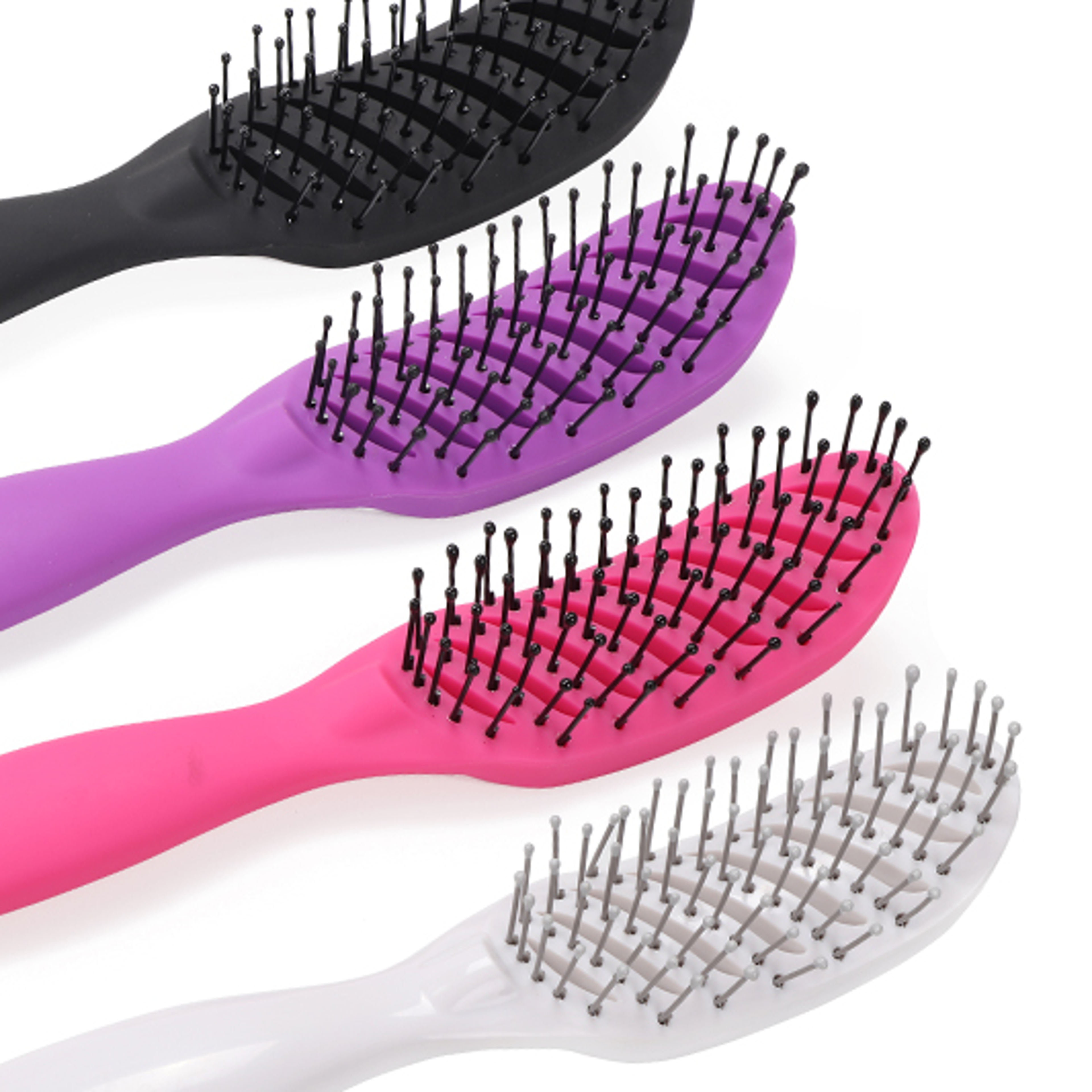 Salon  Home Use Anti Static Hair Brush Tangle Free Pocket Comb Hair Massage Scalp Brush Electric Io