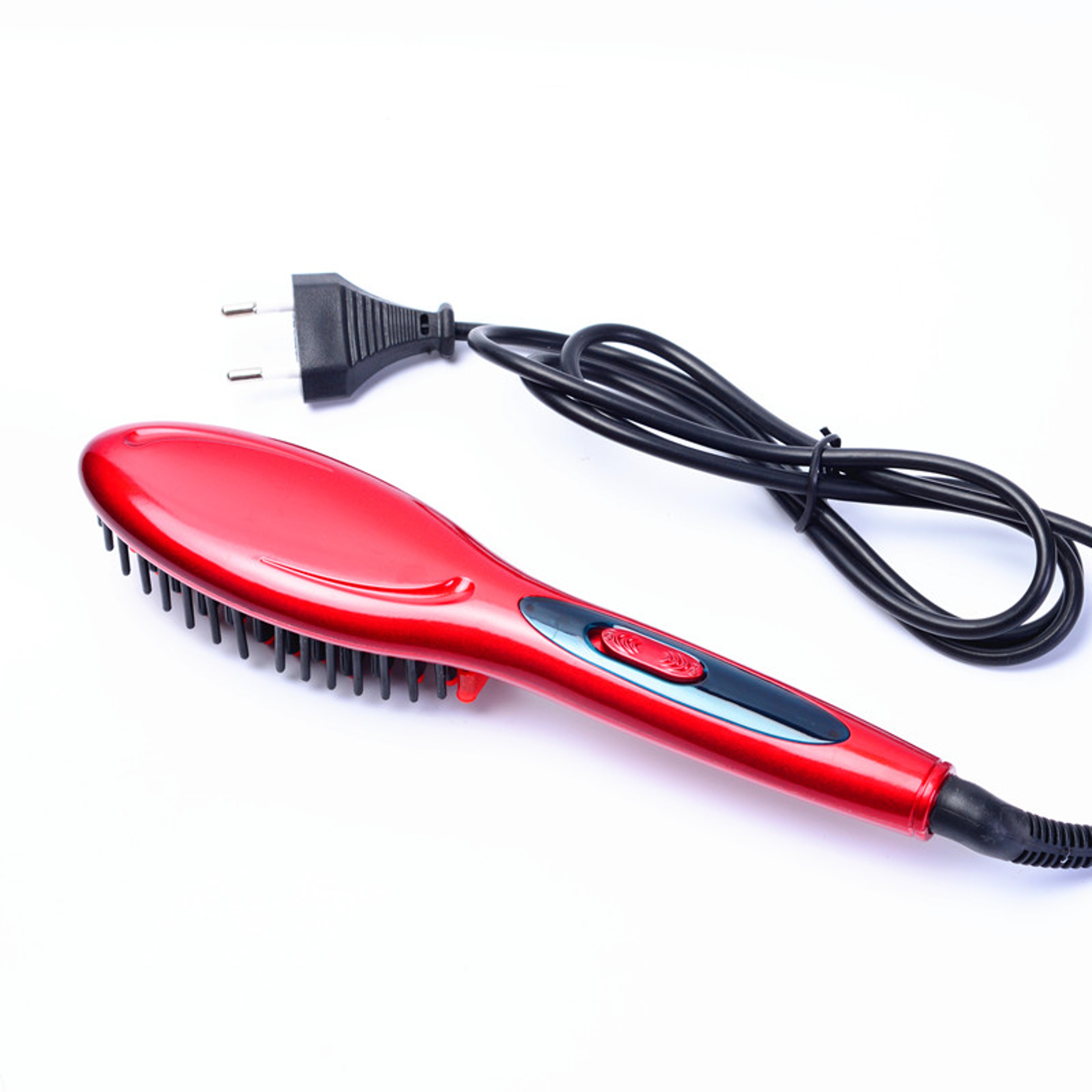 Professional Ceramic Hair Straightening Brush Electric Comb Anti Frizz Styler – view 9