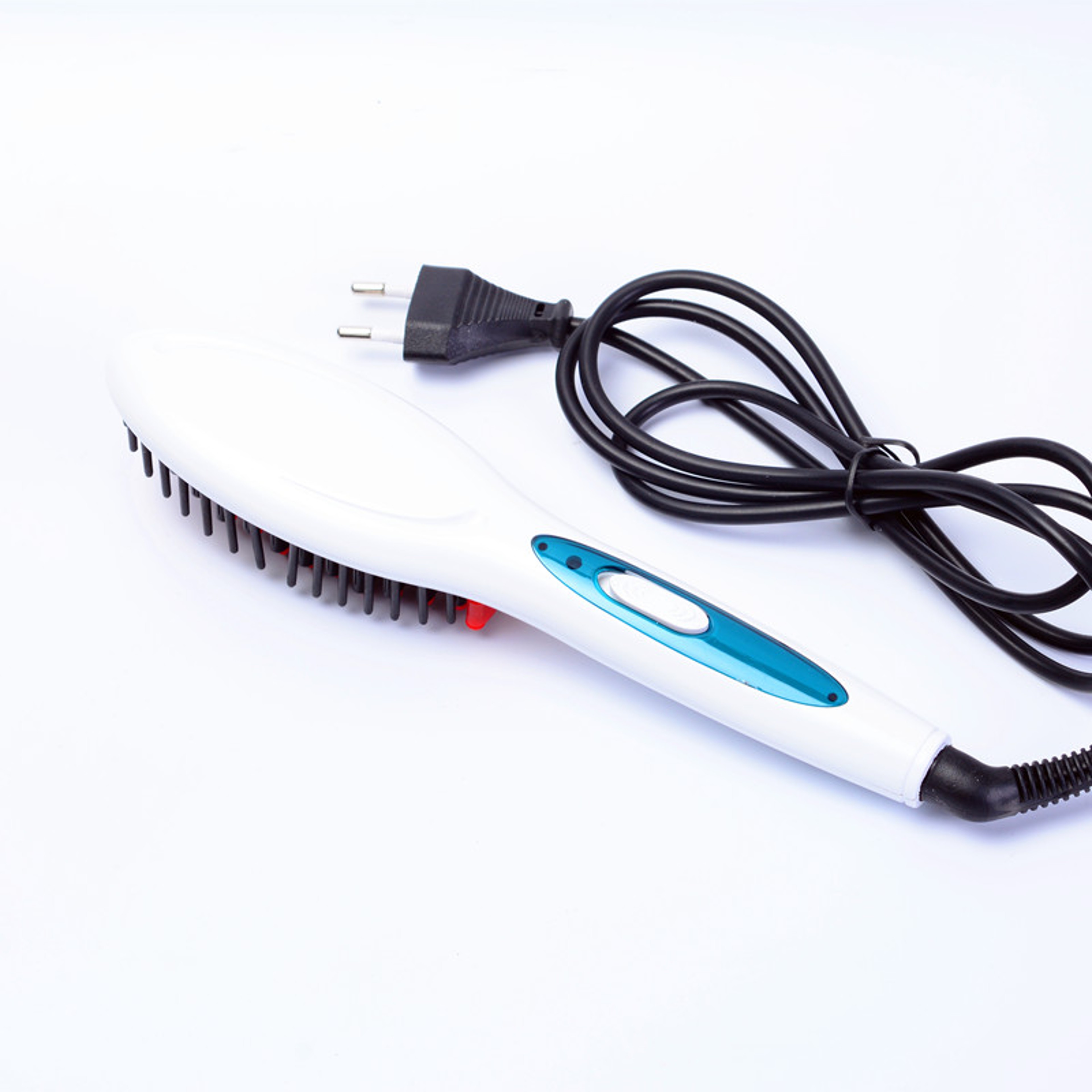 Professional Ceramic Hair Straightening Brush Electric Comb Anti Frizz Styler – view 11