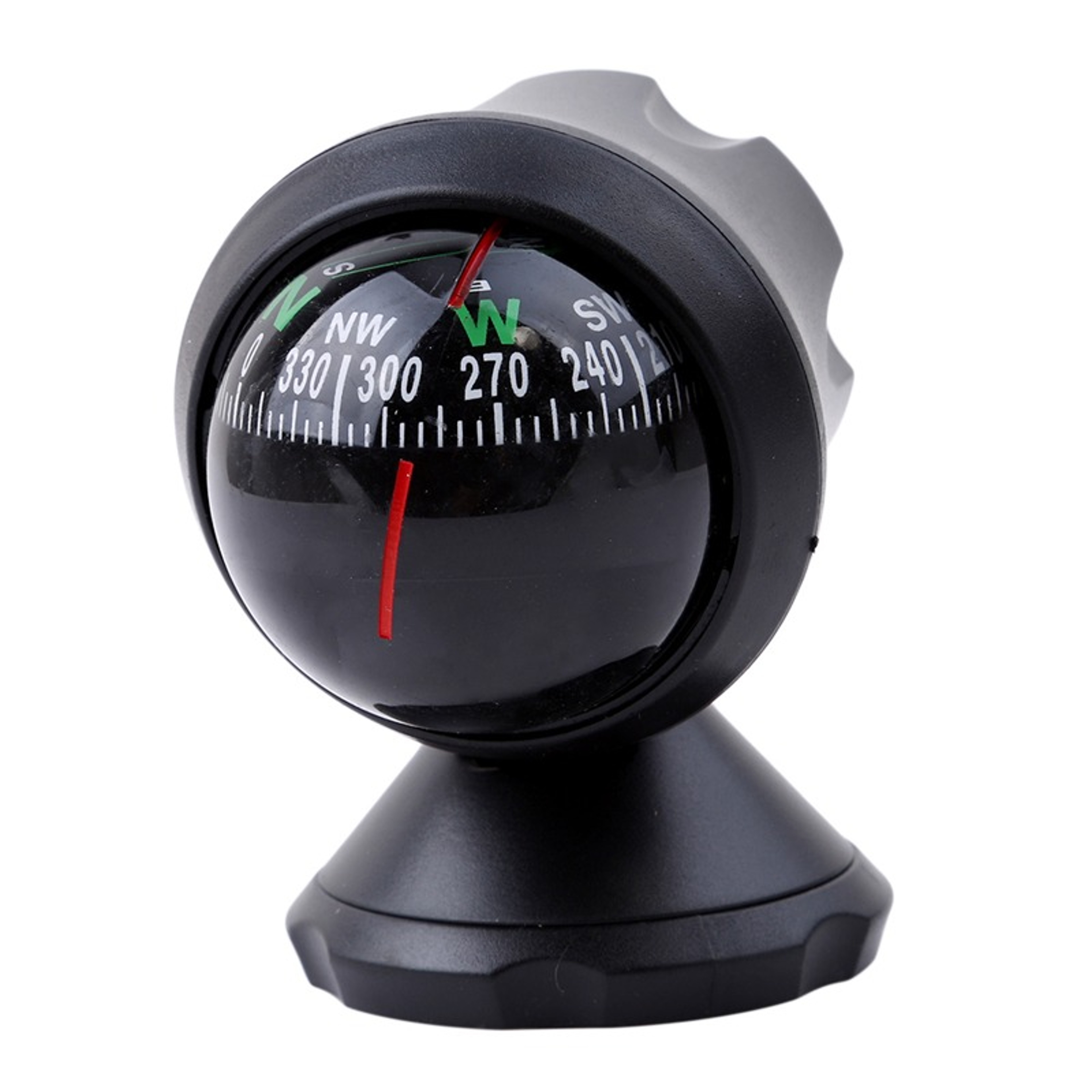 Rotating Car Compass with Suction Mount Dashboard Navigation Compass – view 3