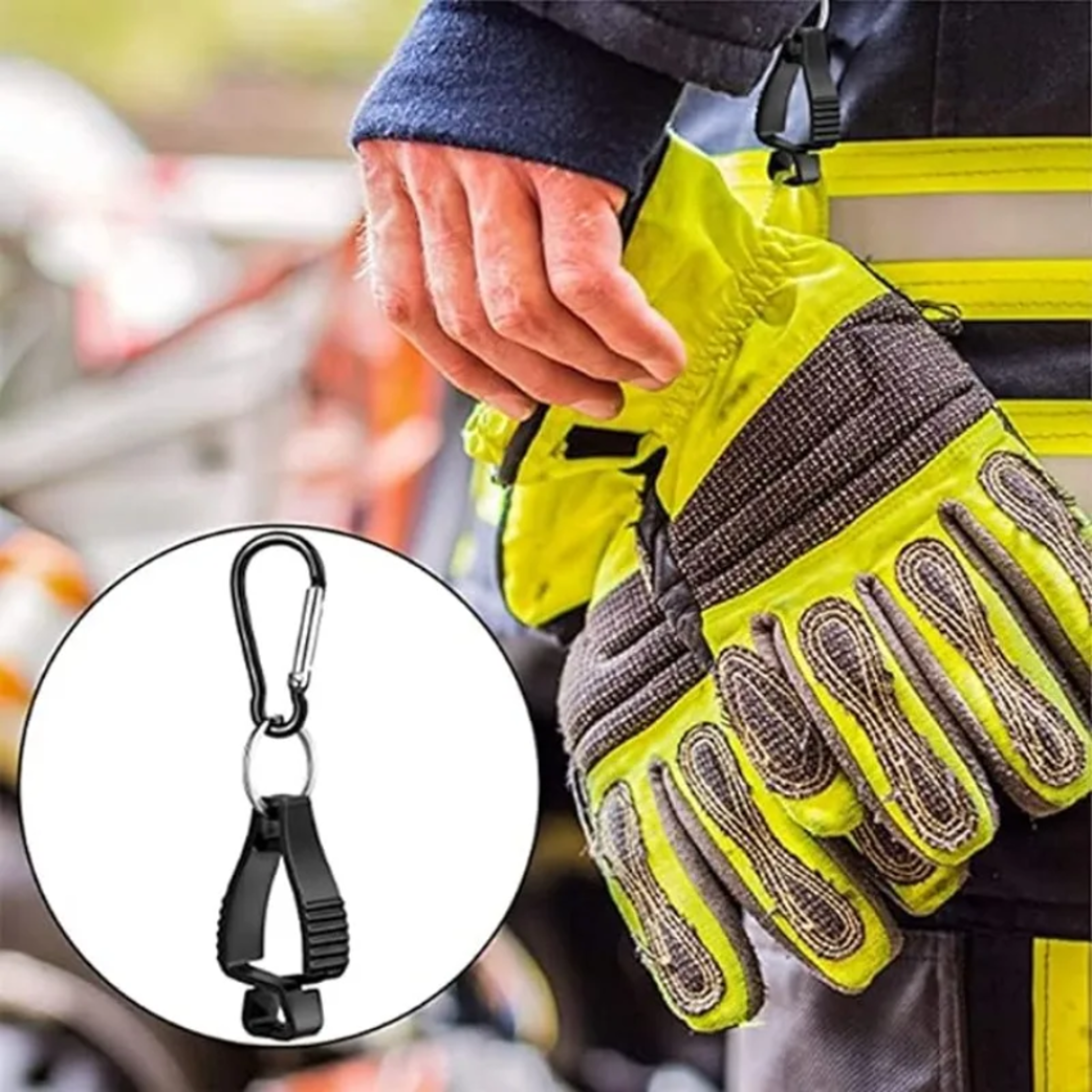 Heavy Duty Work Glove Clip Holder Durable Aluminum Safety Glove Hanger – view 3