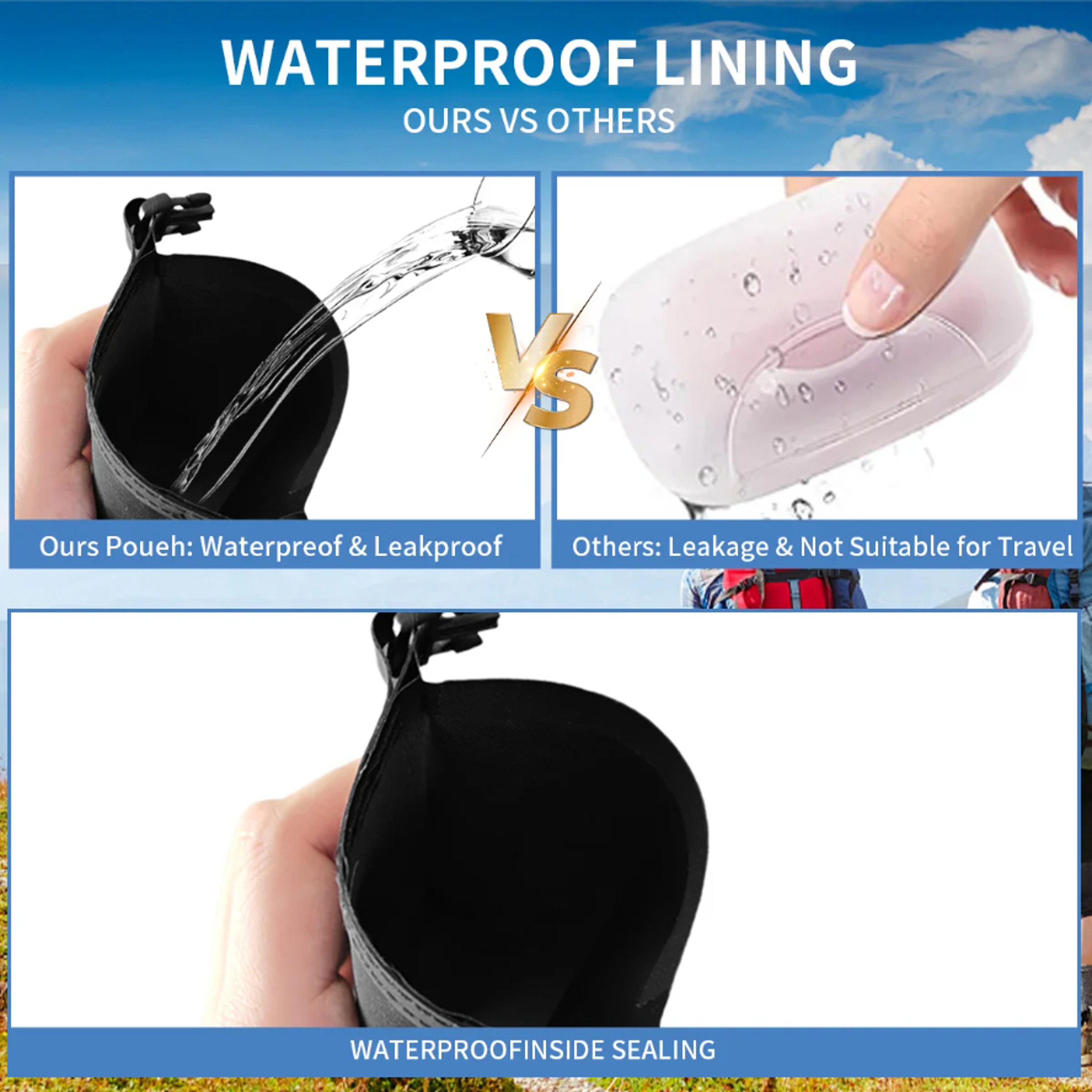 Waterproof Soap Travel Case Quick Dry Leakproof Portable Soap Holder for Travel & Outdoor Use – view 6
