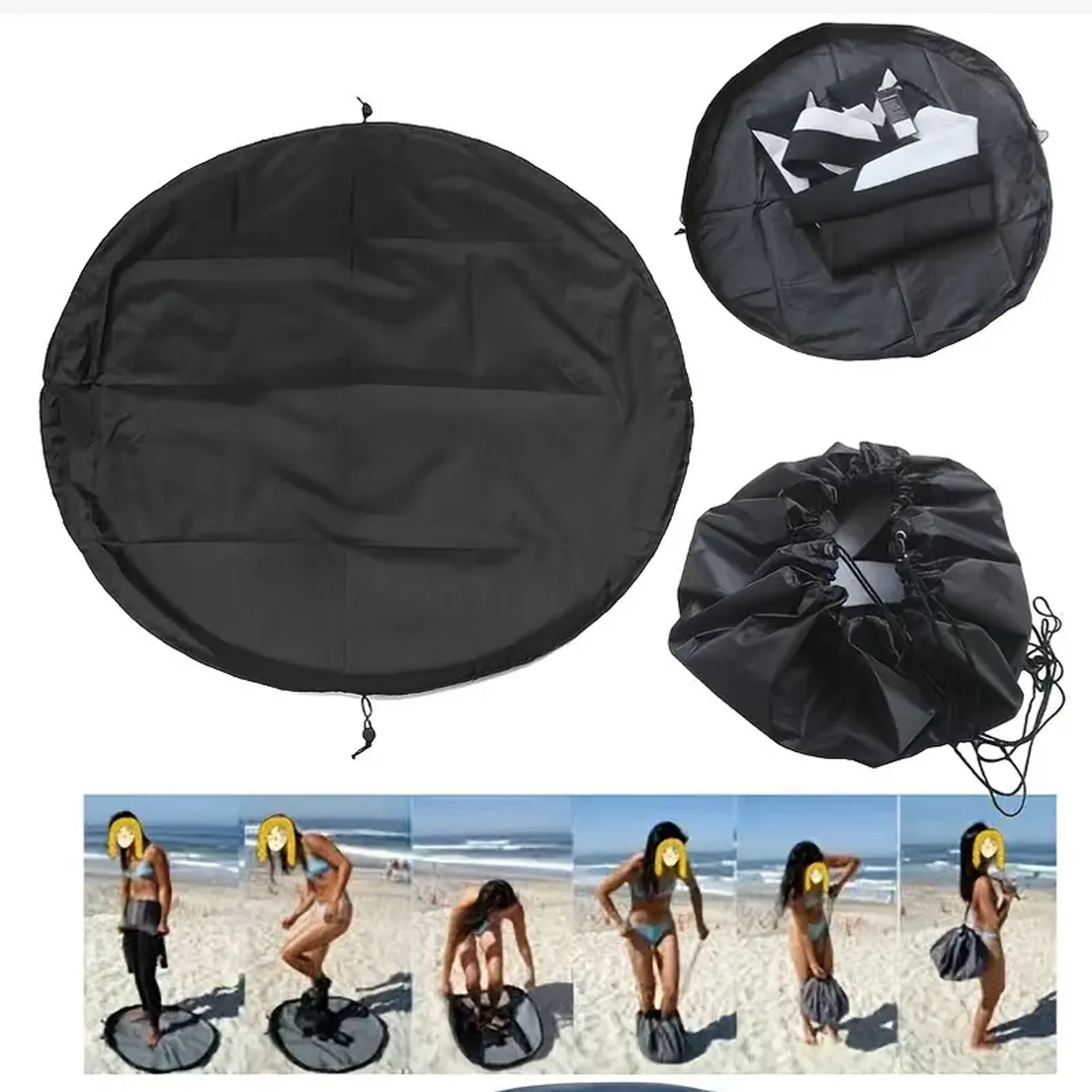 Portable Beach Changing Mat  Wet Dry Storage Bag For Wetsuits And Swimwear 1