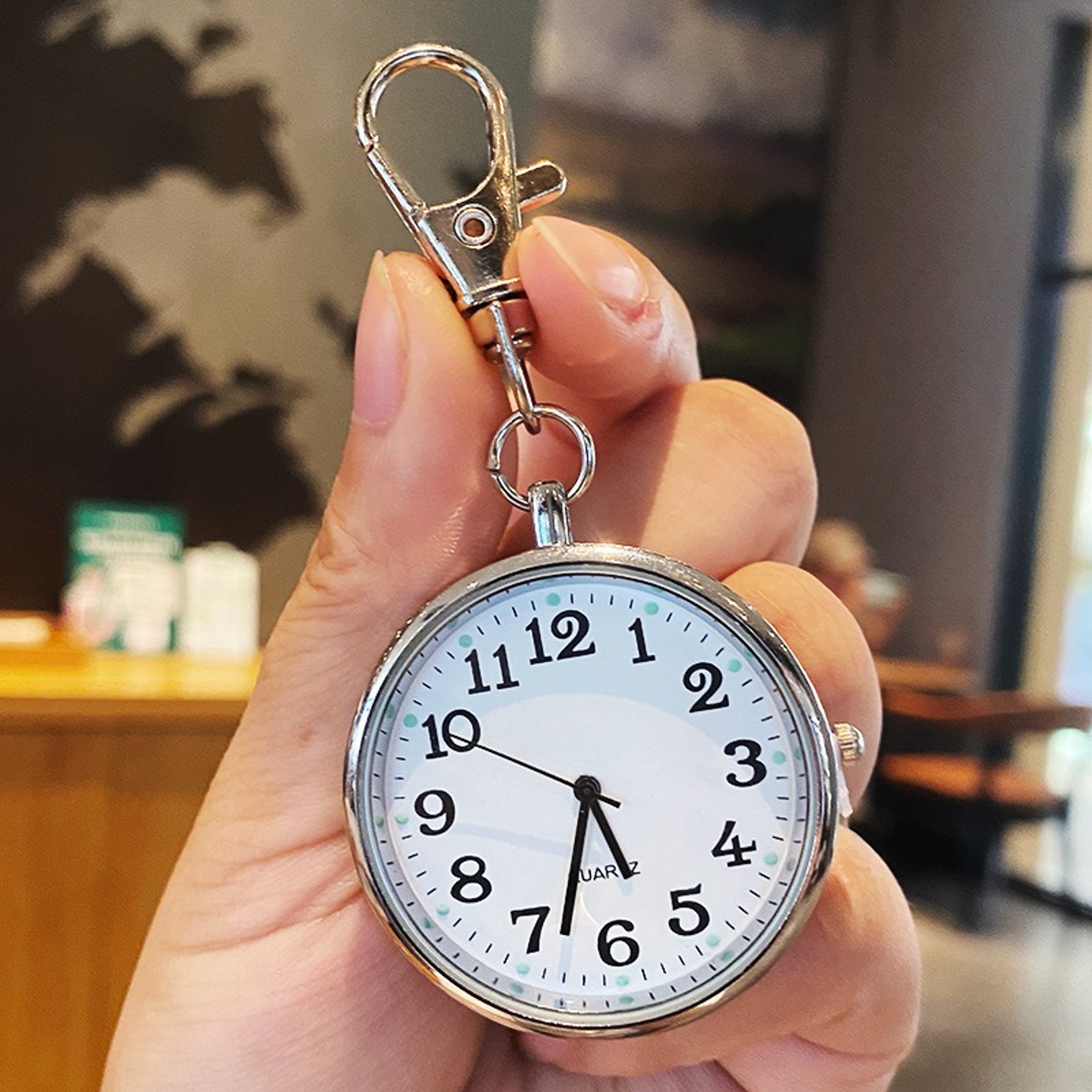 Steampunk Pocket Watch Necklace Vintage Eagle Quartz Pendant Timepiece 0