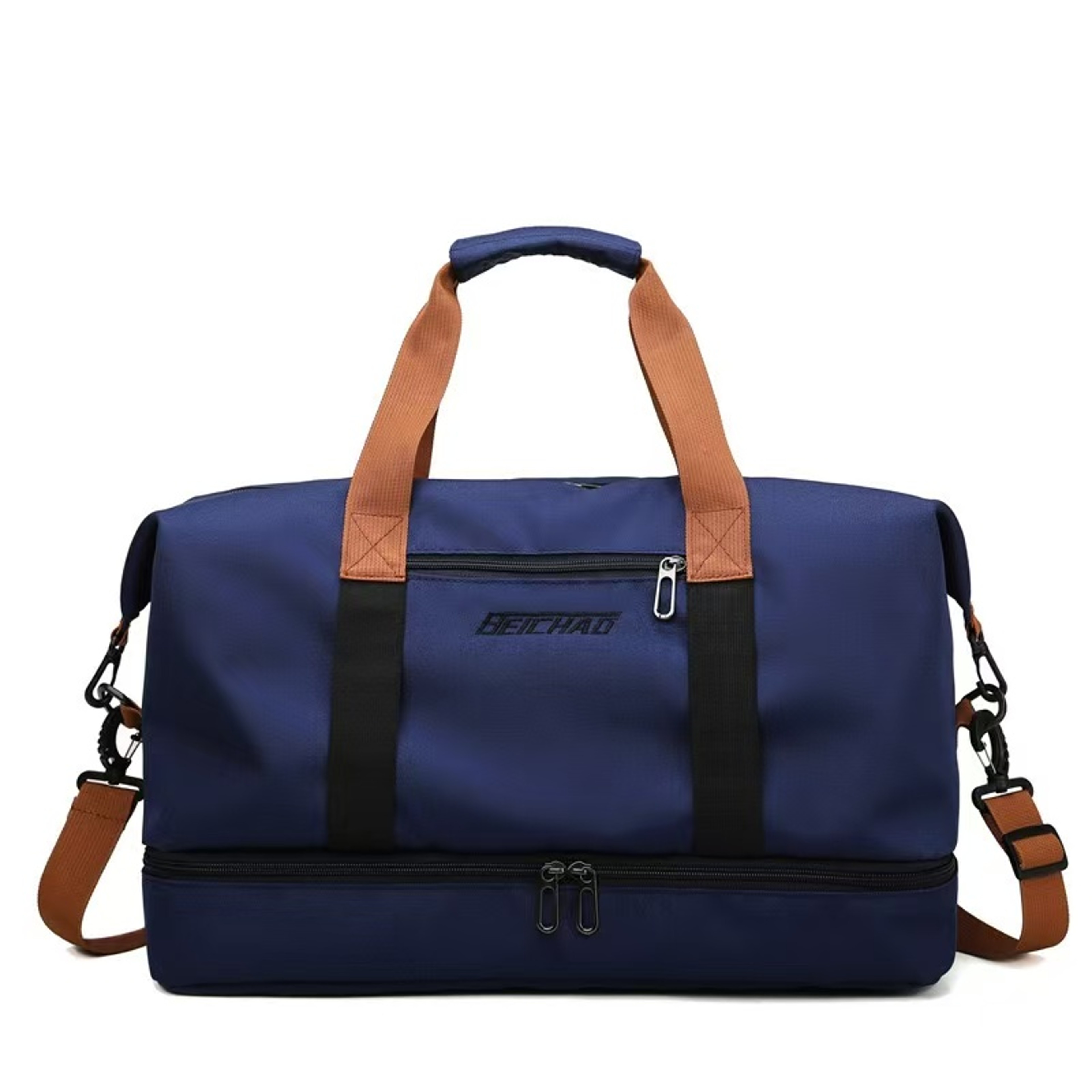 Large Capacity Travel Gym Bag Carry On Weekender Duffel with Shoulder Strap – view 8