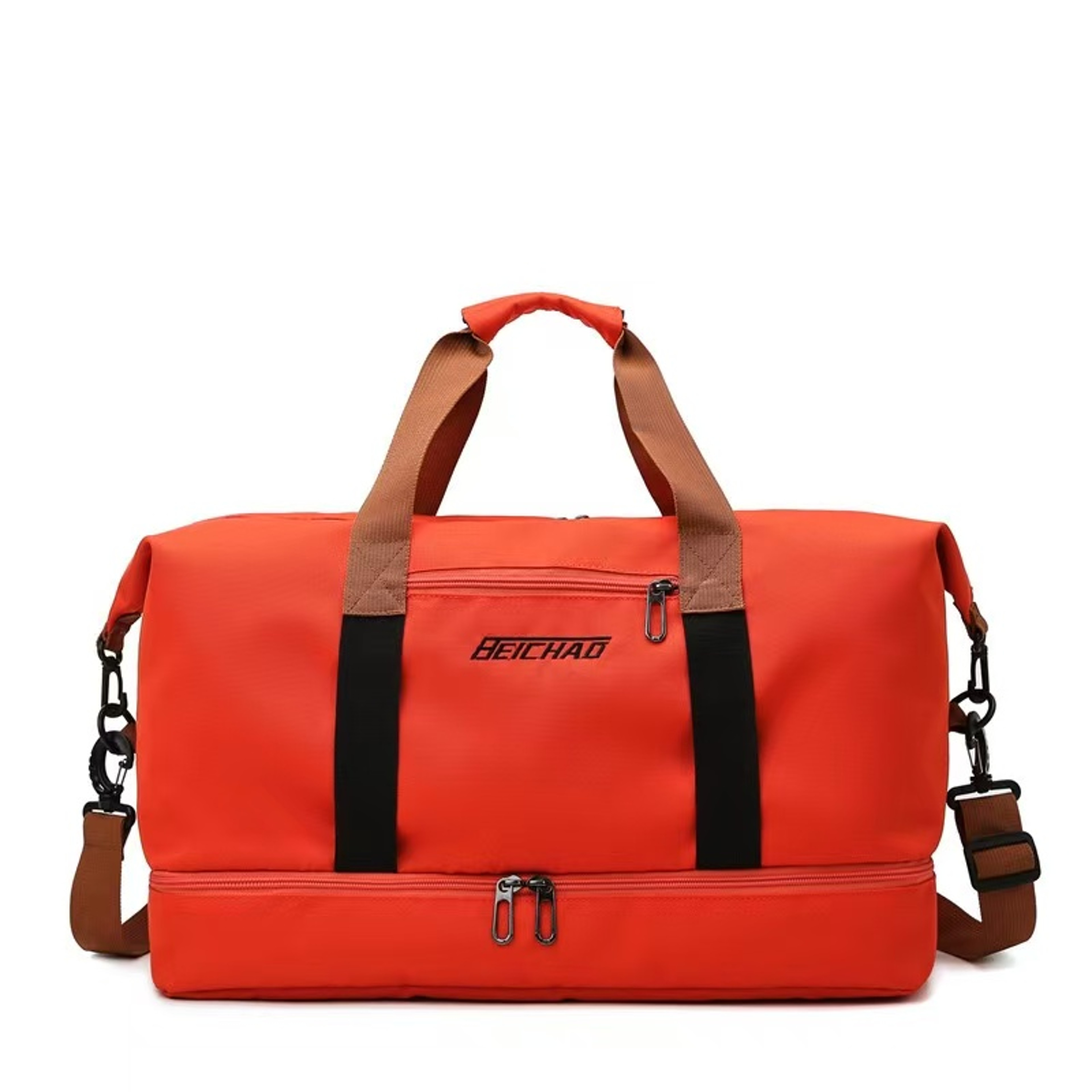 Large Capacity Travel Gym Bag Carry On Weekender Duffel with Shoulder Strap – view 10