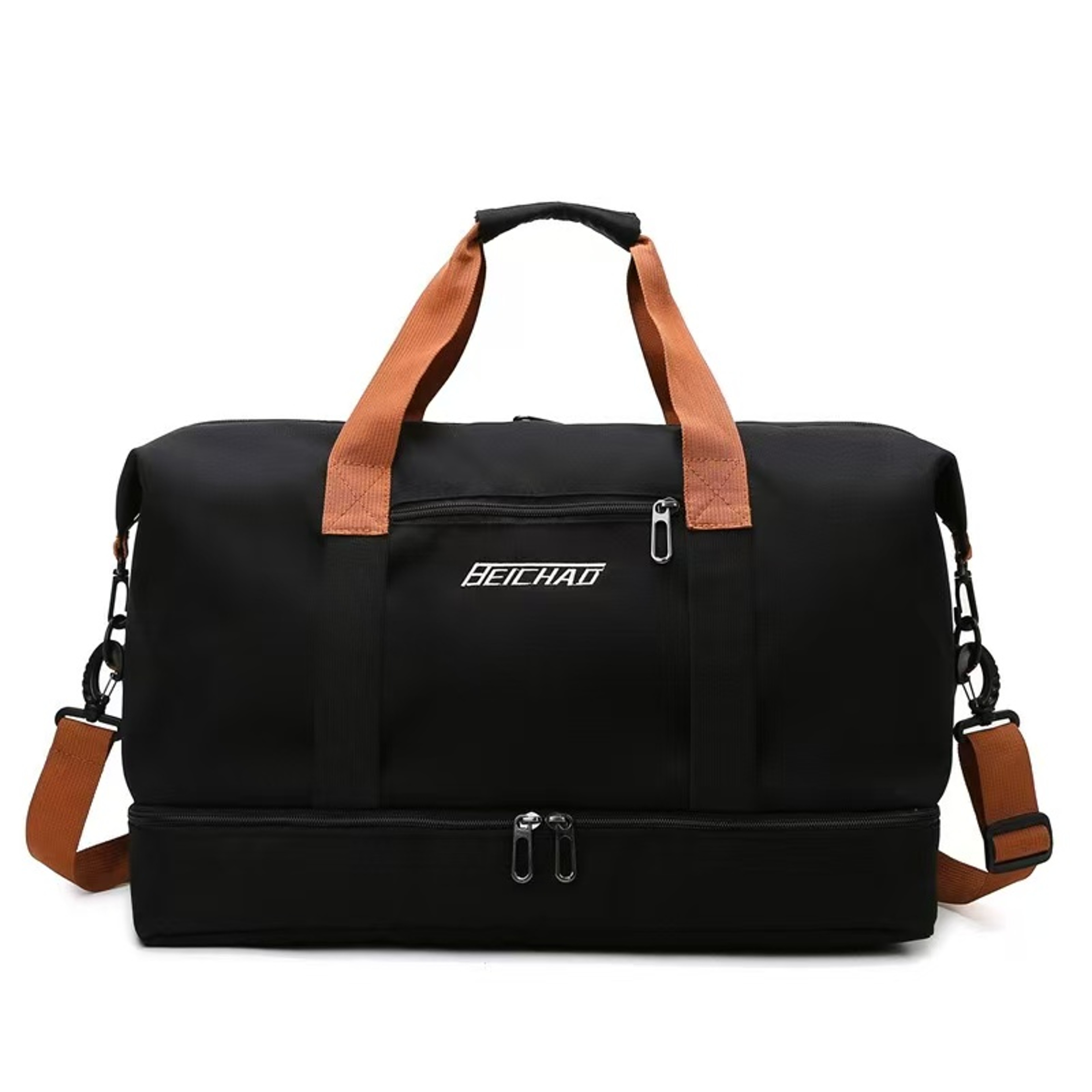 Large Capacity Travel Gym Bag Carry On Weekender Duffel with Shoulder Strap – view 12