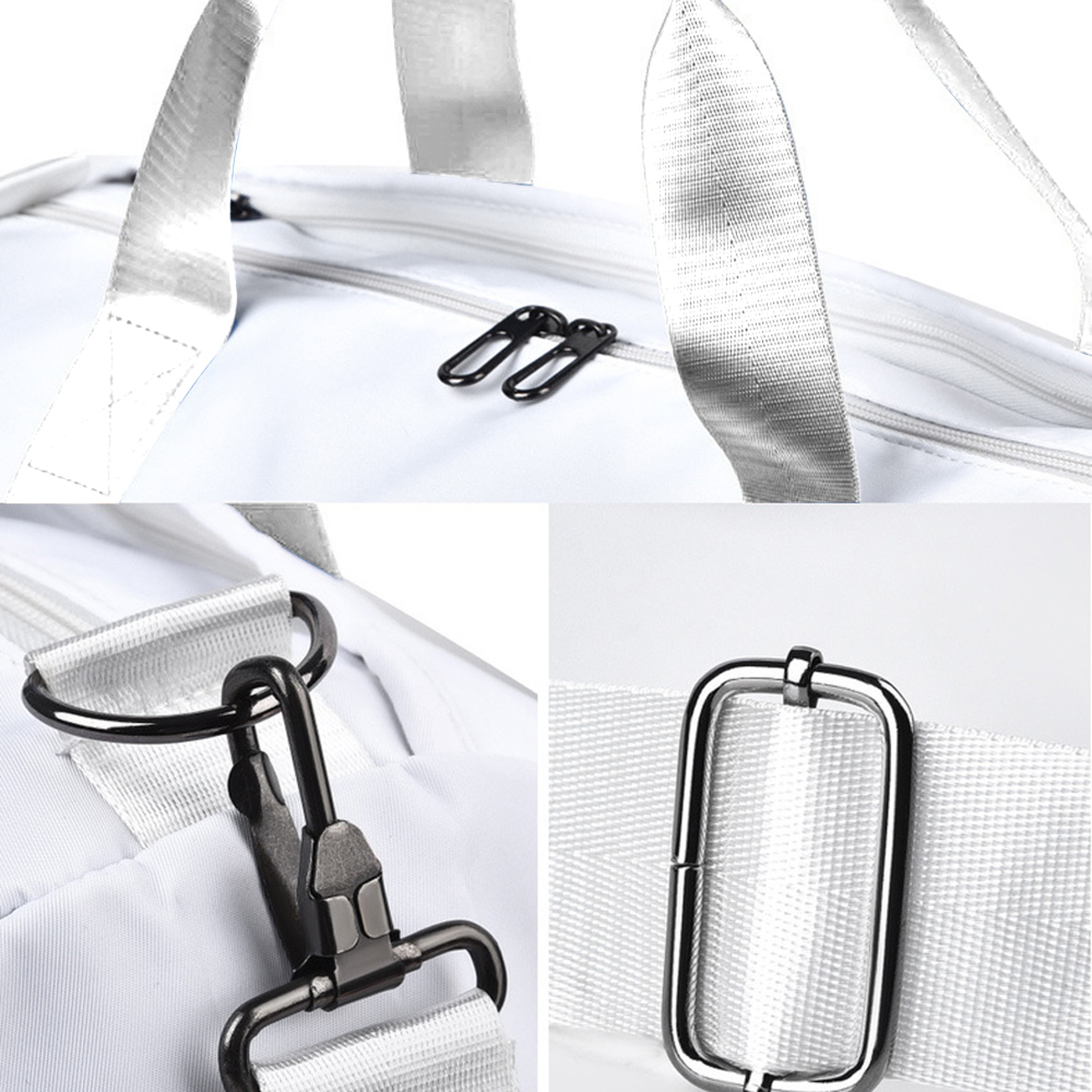 Gym Duffle Bag With Shoe Compartment And Wet Pocket Travel Sport Tote For Men And Women 4