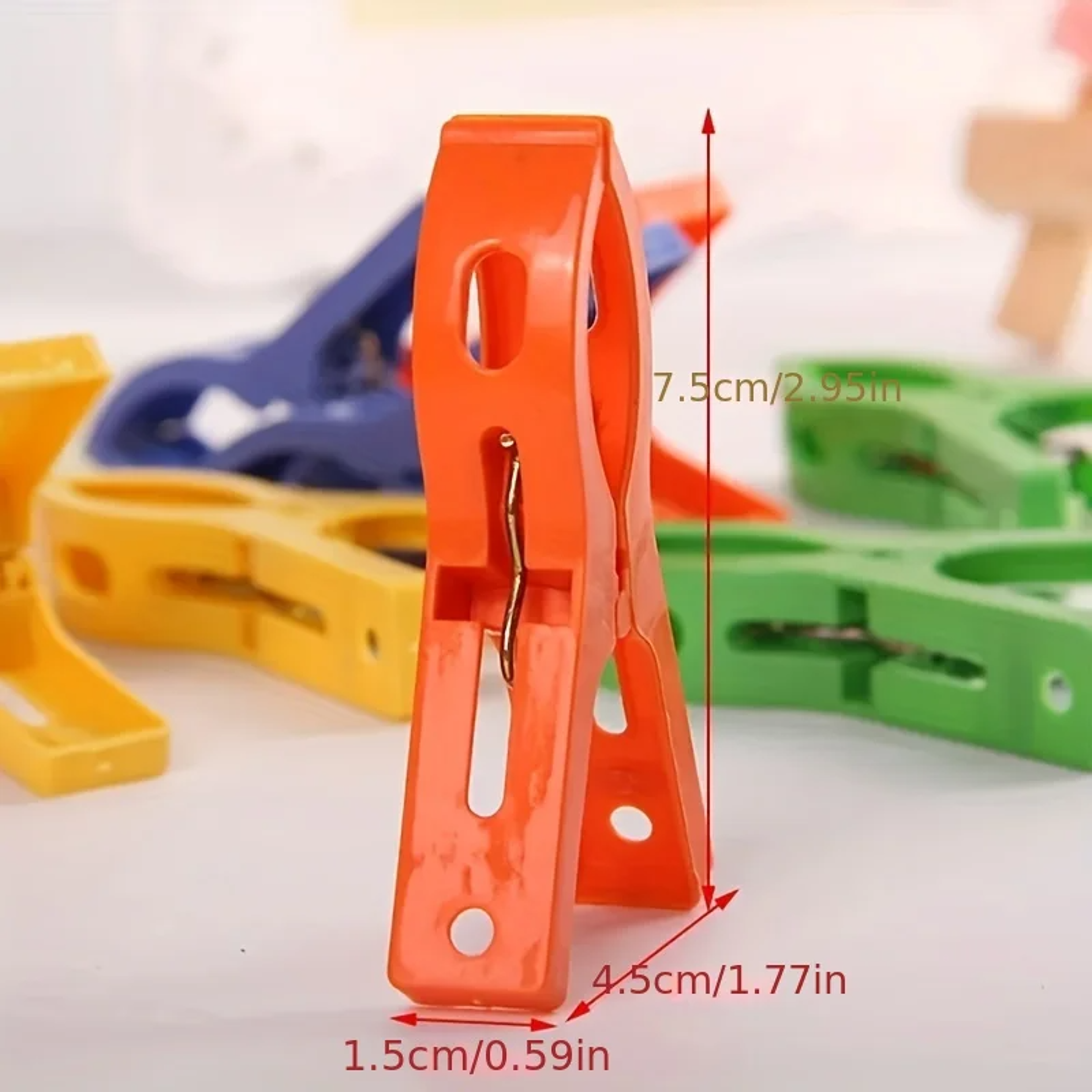 Heavy Duty Windproof Clothes Clips Large Laundry Drying Pins Set 5