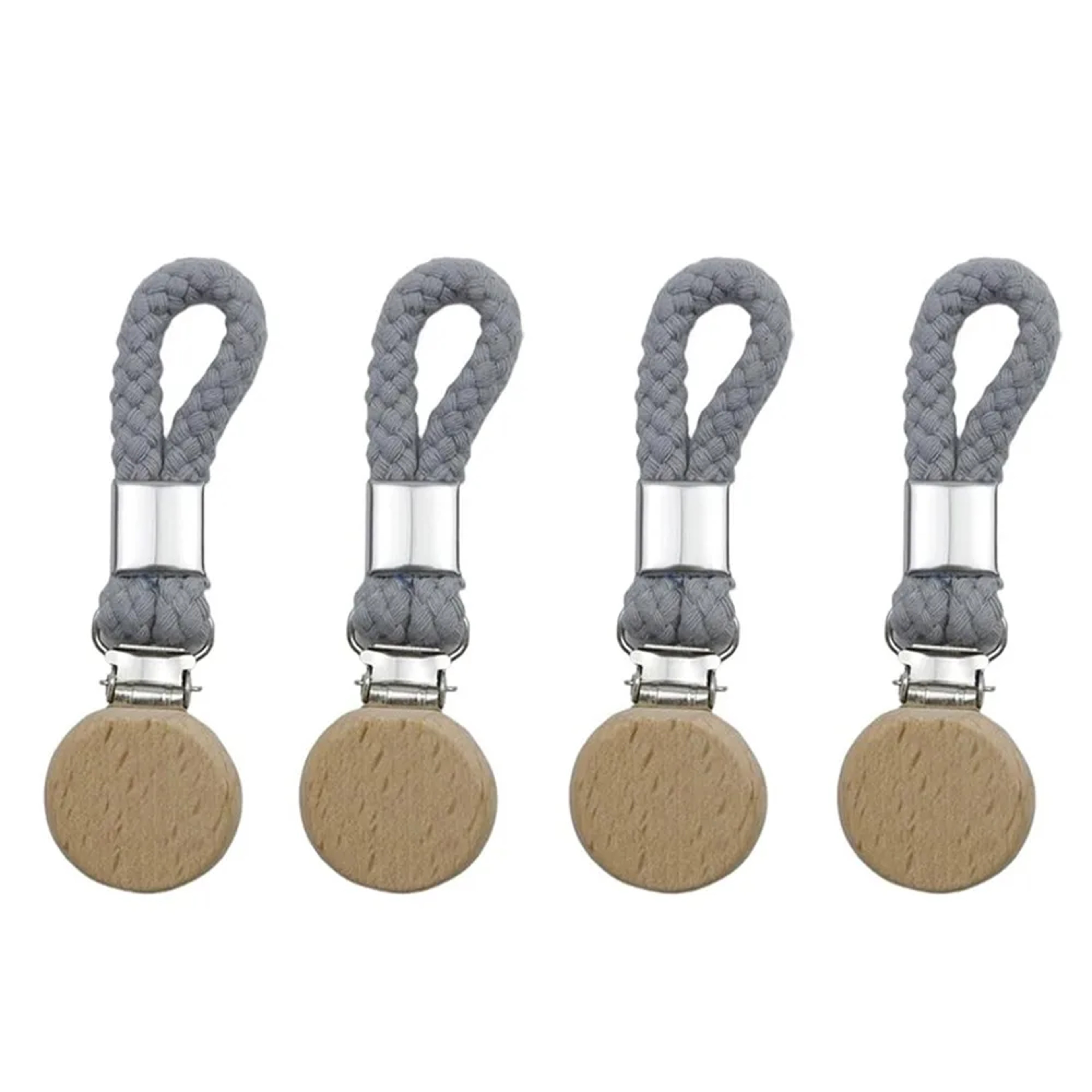 Braided Cotton Towel Clip Set Space Saving Towel Holder Loop for Kitchen and Bathroom – view 10