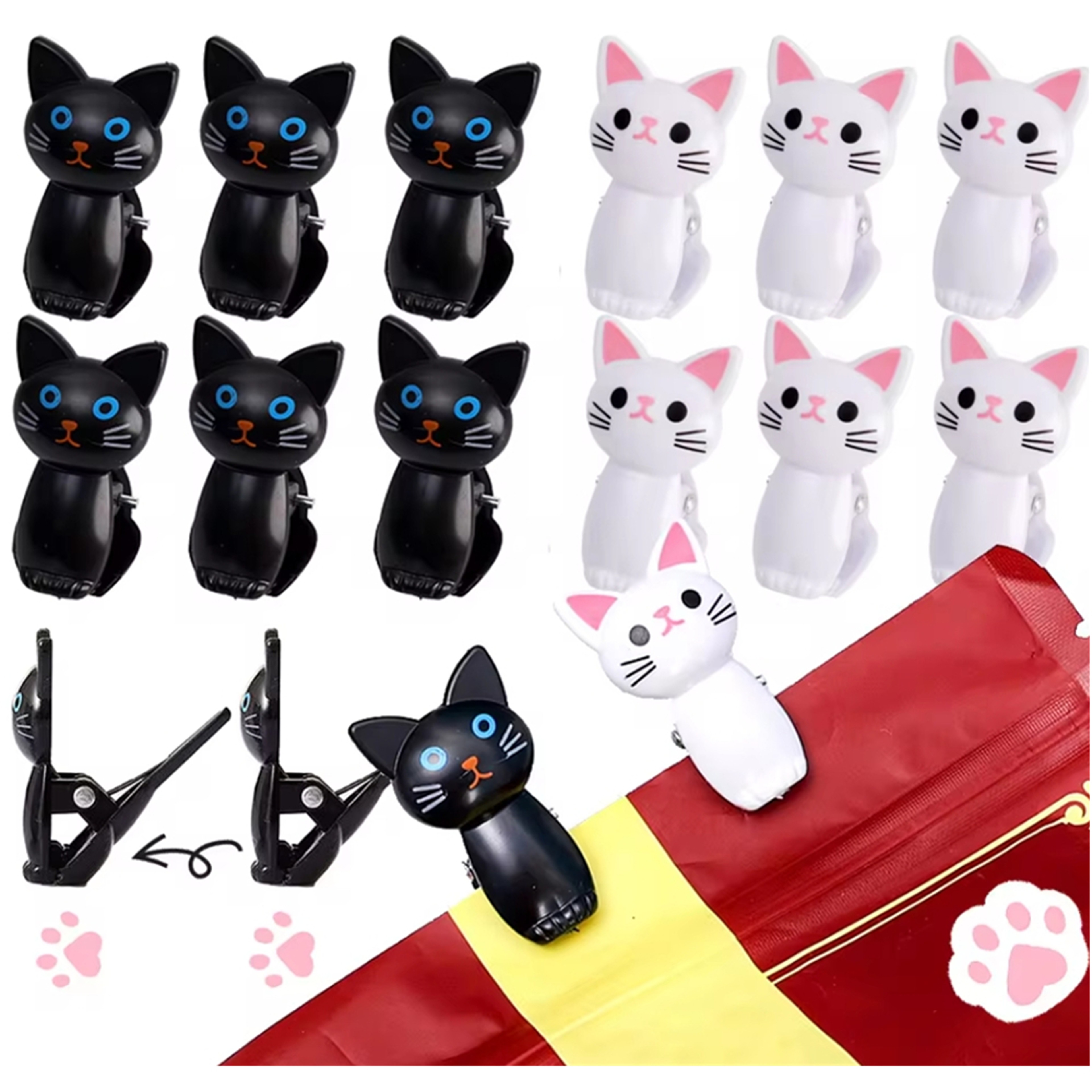 Cute Cartoon Note Holders Set Multifunction Desk Clips And Photo Memo Clips 0