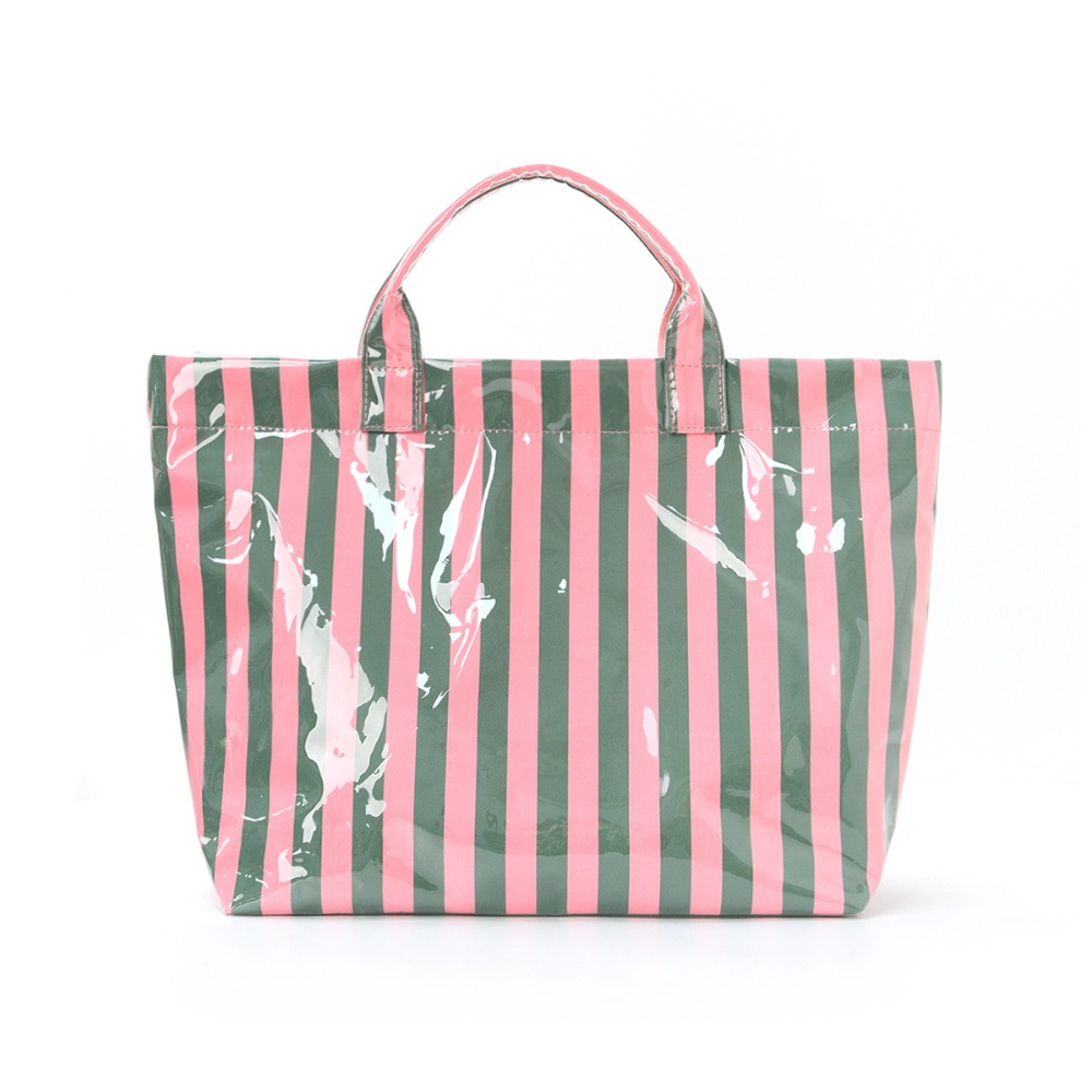 Foldable Large Capacity Travel Duffel Bag Lightweight Striped Carry On Handbag – view 10
