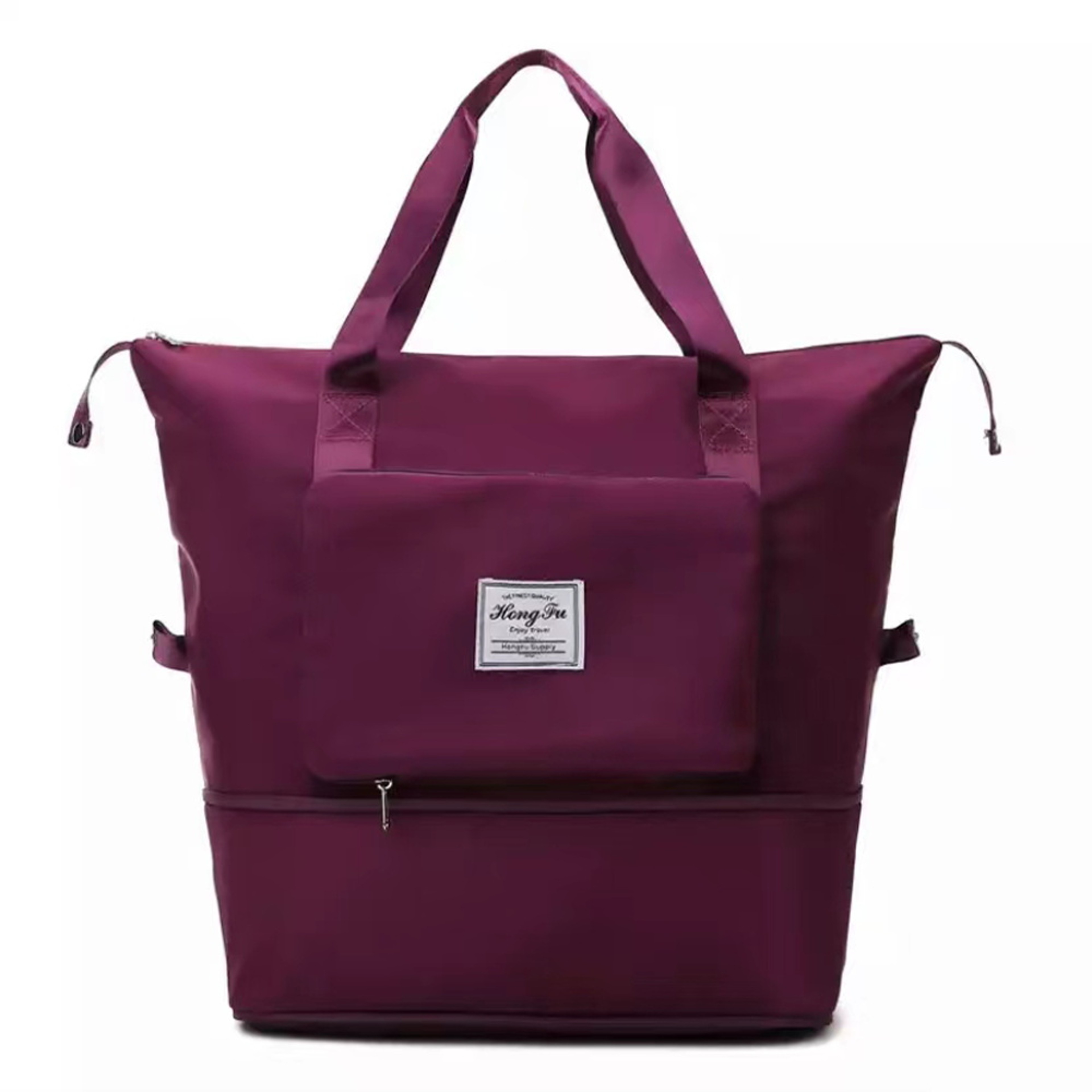 Foldable Large Capacity Travel Bag Lightweight Waterproof Carry On Duffel Tote 6