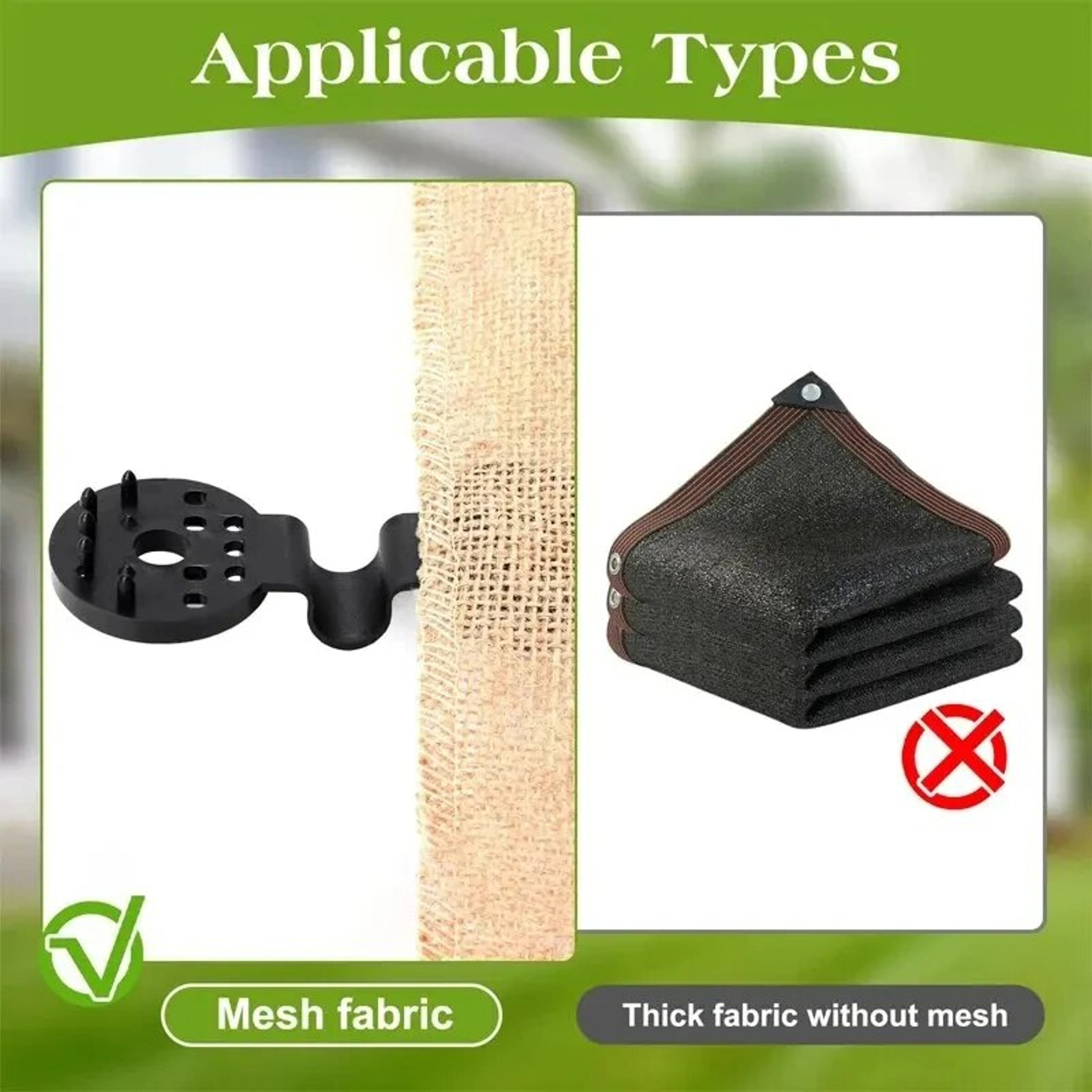 Heavy Duty Shade Cloth Clips Secure Sun Shade Netting Clamps For Garden Greenhouse 3