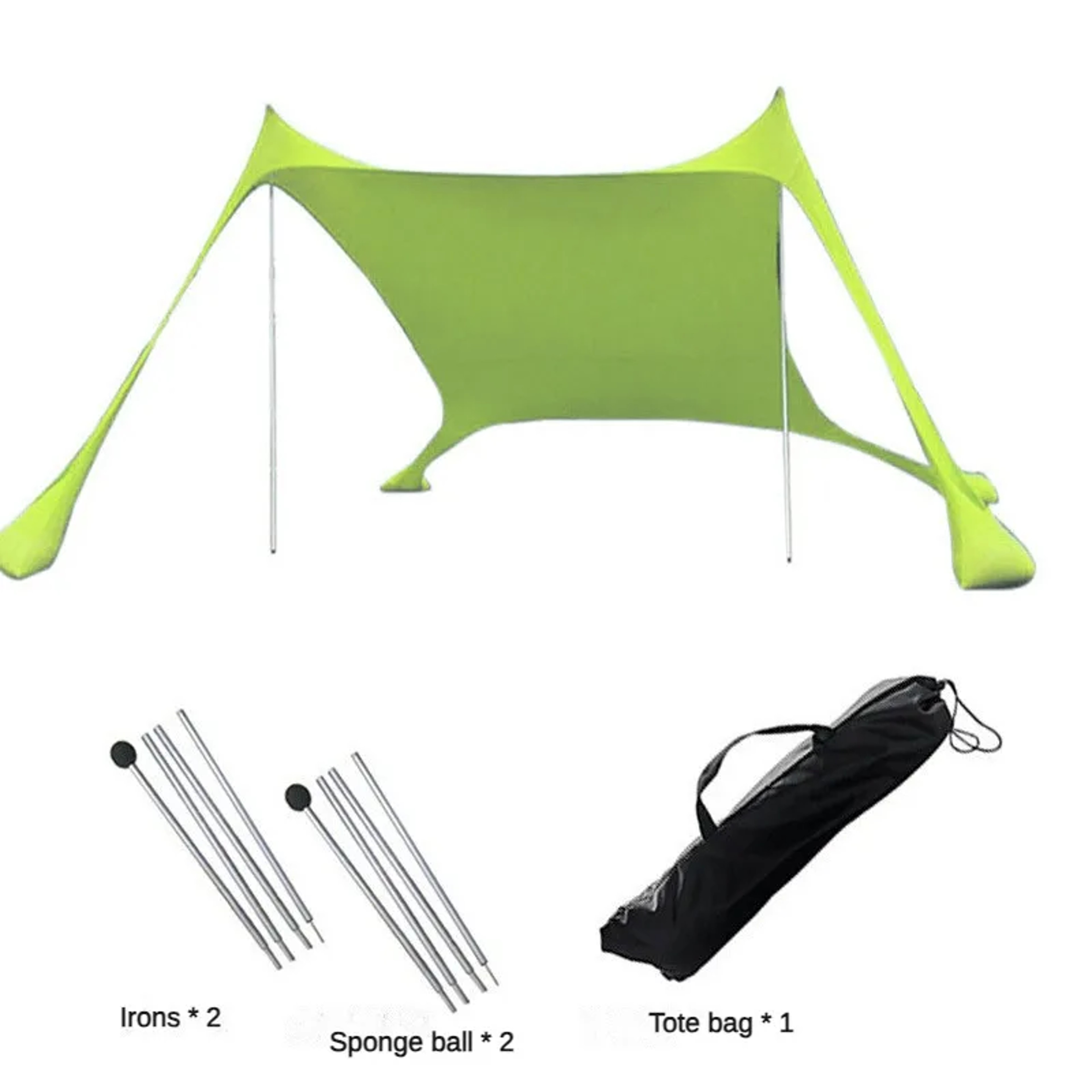 Portable Beach Canopy Sun Shade UV Protection Windproof Camping Shelter – view 8