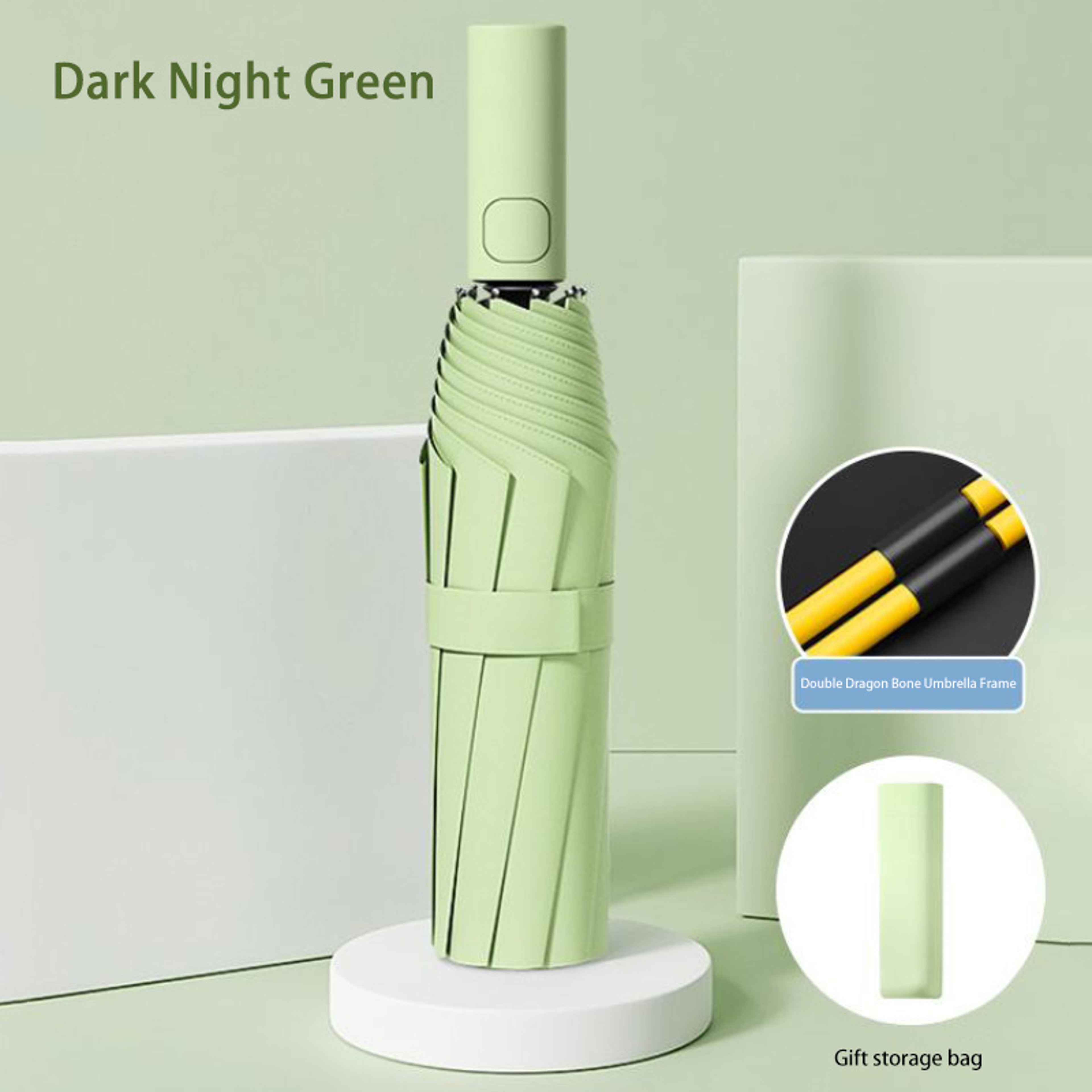 Fully Automatic Windproof Folding Umbrella With UV Protection Compact Travel Rain Umbrella 4
