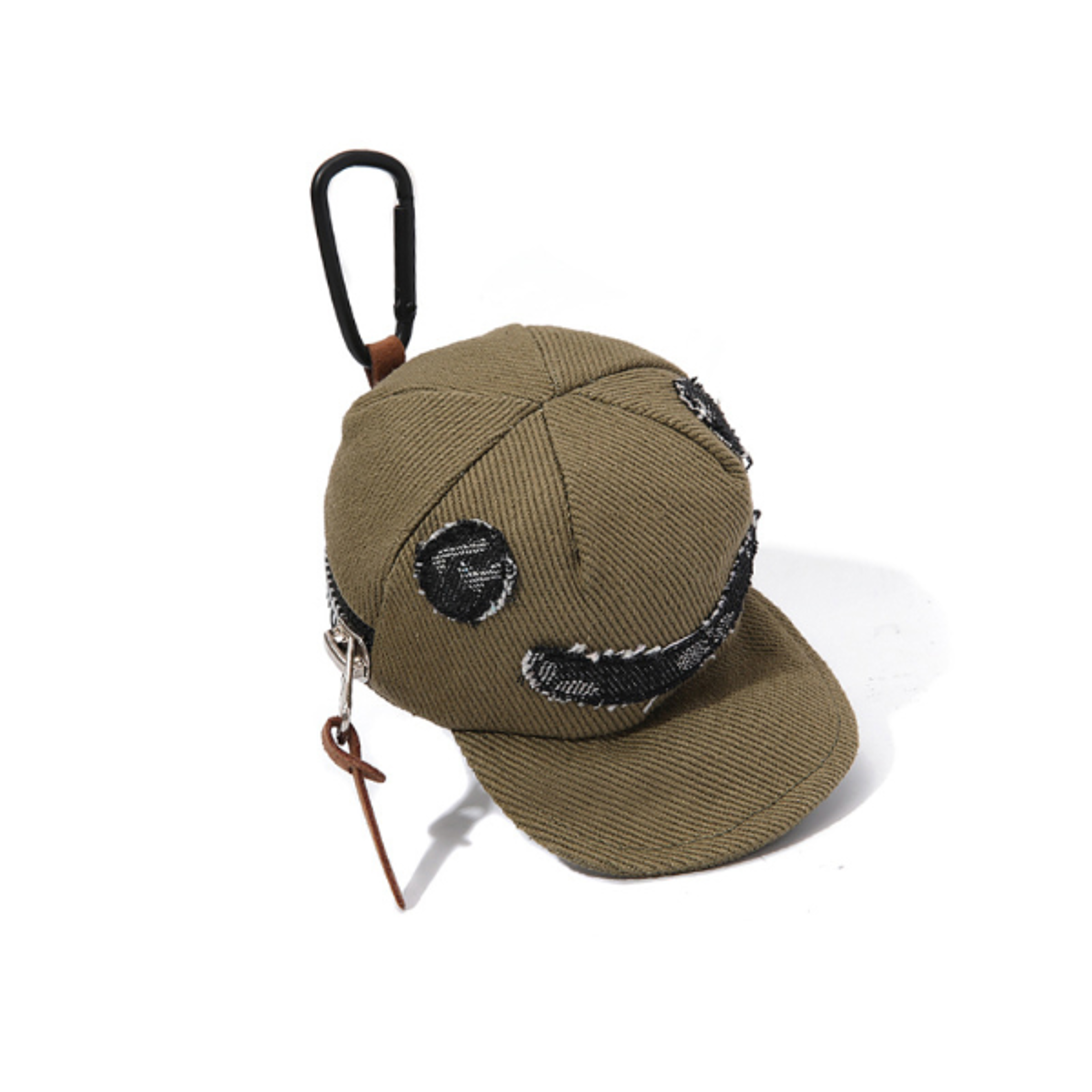 Creative Peaked Hat Shape Coin Purse Keychain Portable Wallet Bag Pendant Trendy Headphones Organize
