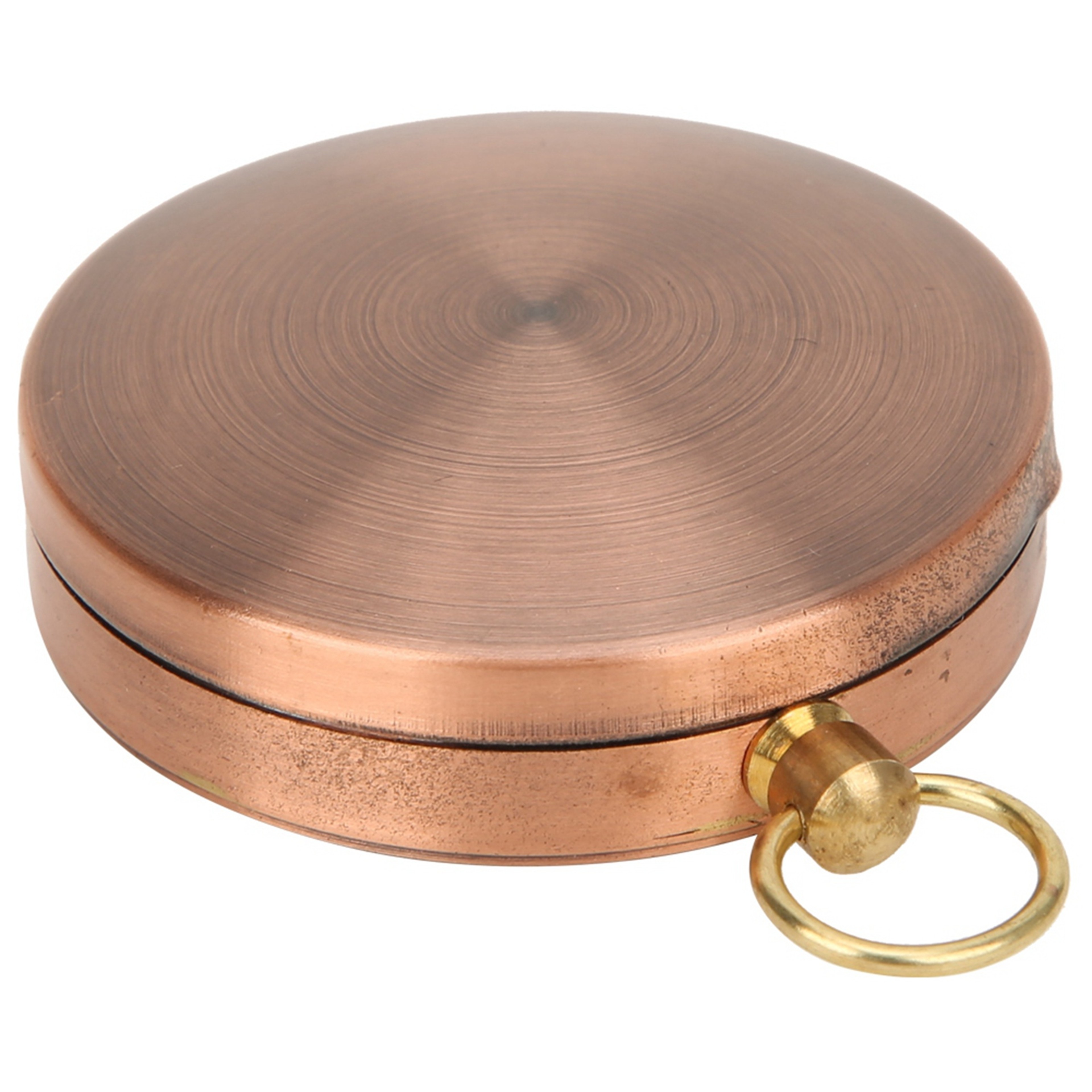 Vintage Copper Compass Pocket Outdoor Navigation Tool for Hiking and Camping – view 4