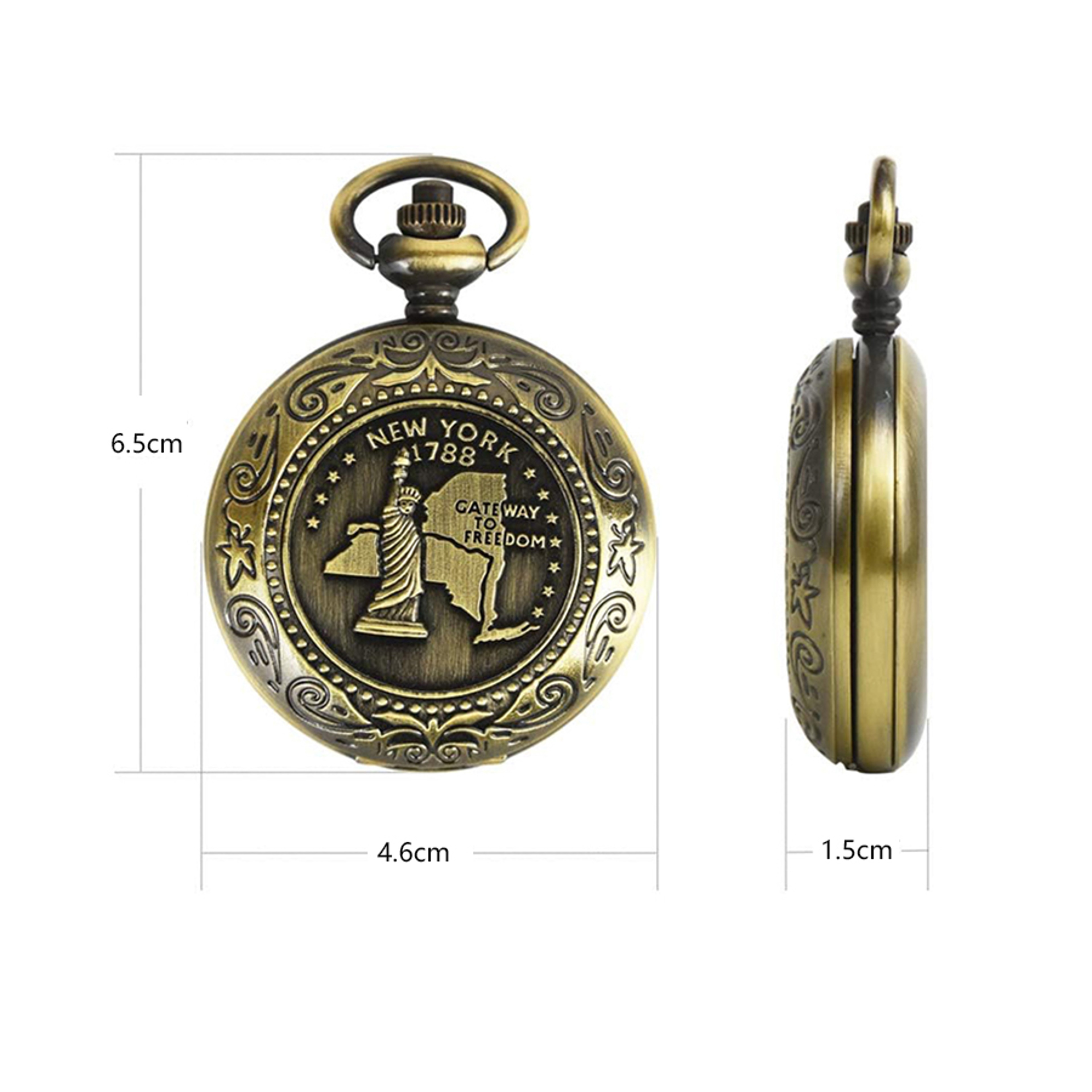 Retro Compass Pocket Watch Waterproof Outdoor Navigation Compass Pendant 1