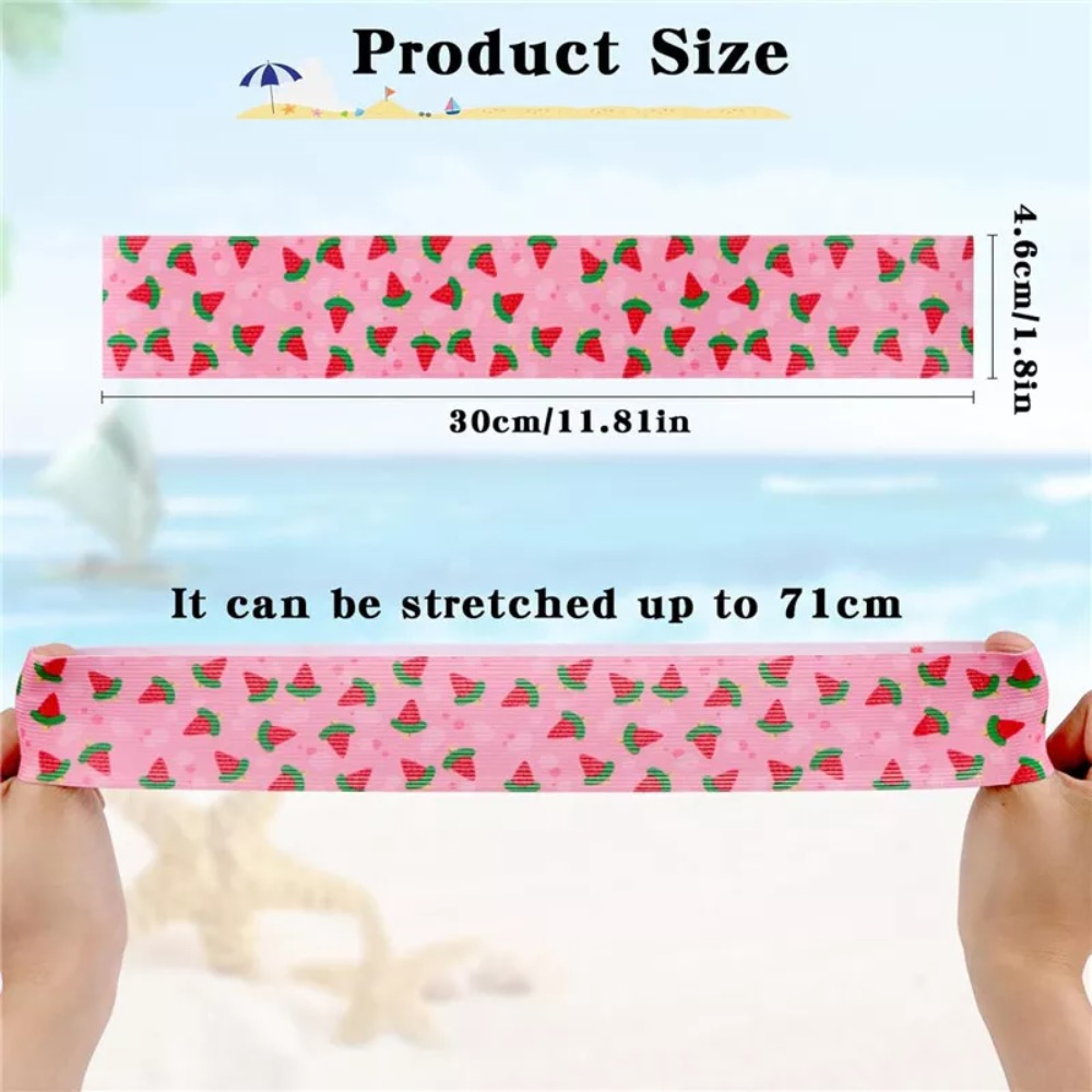 Elastic Beach Towel Bands Windproof Sunbed Straps Non Slip Towel Holder Clips – view 6