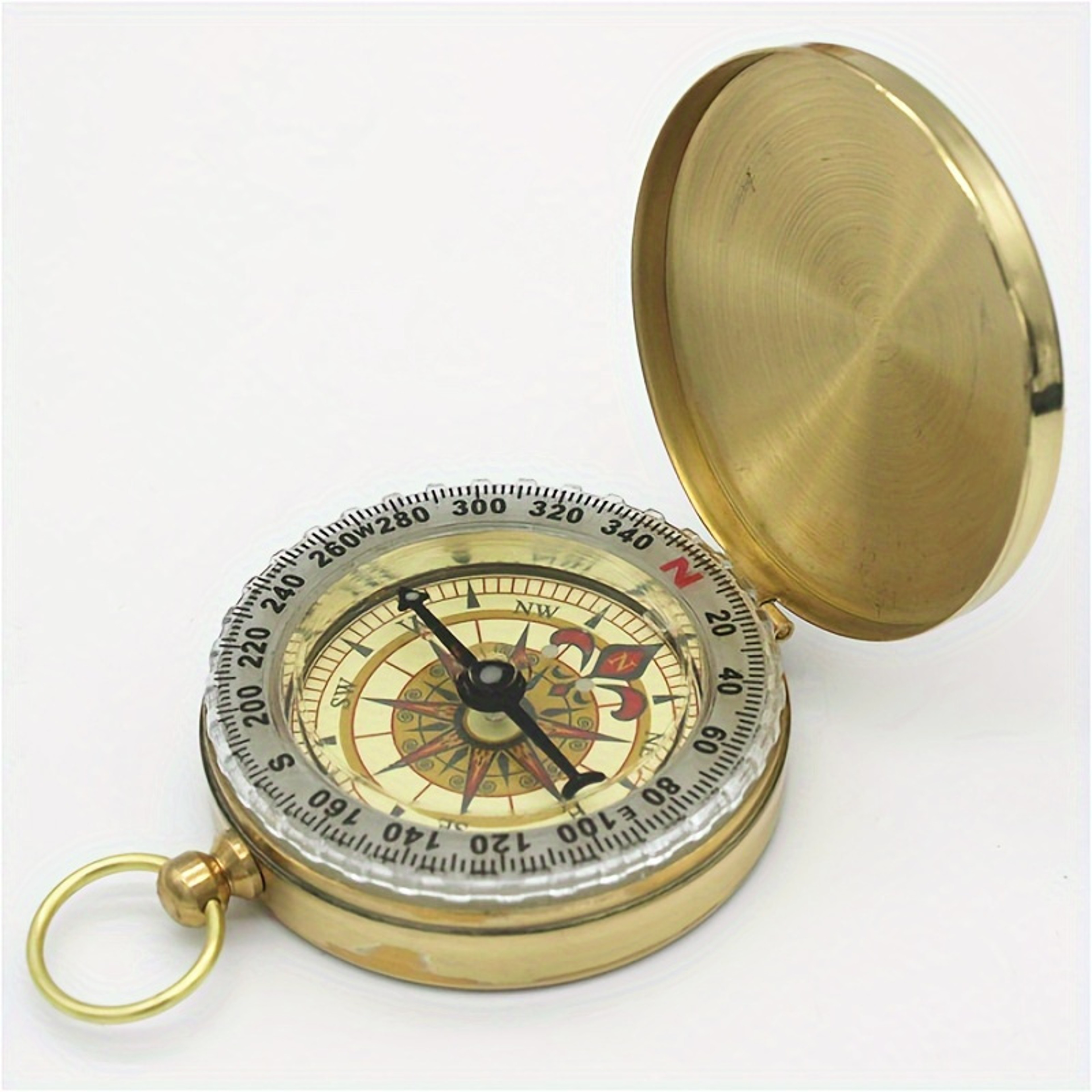 Glow in the Dark Survival Compass Portable Outdoor Hiking Navigation Tool – view 7