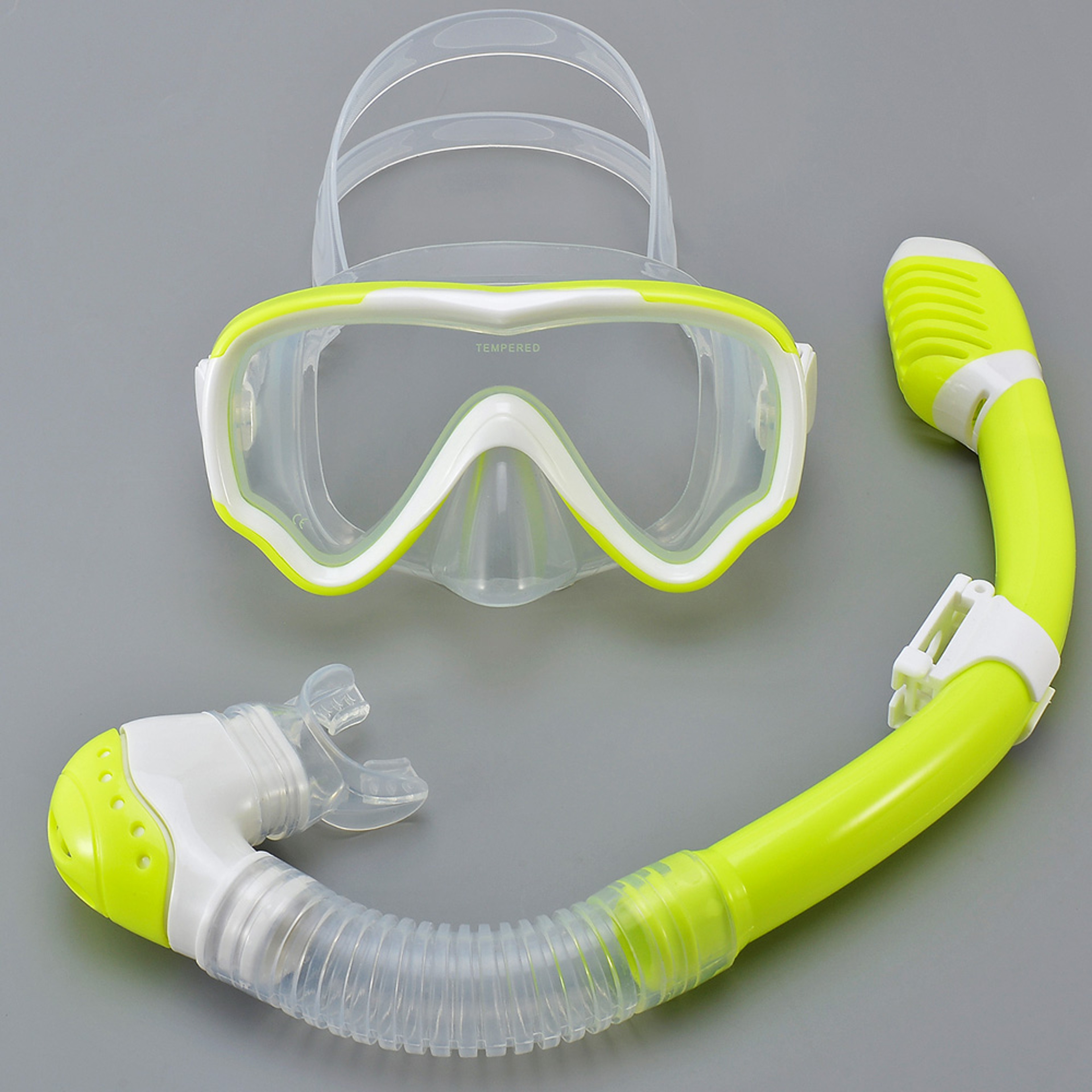 Kids Snorkel Set with Anti Fog Diving Mask Panoramic Swim Goggles – view 12