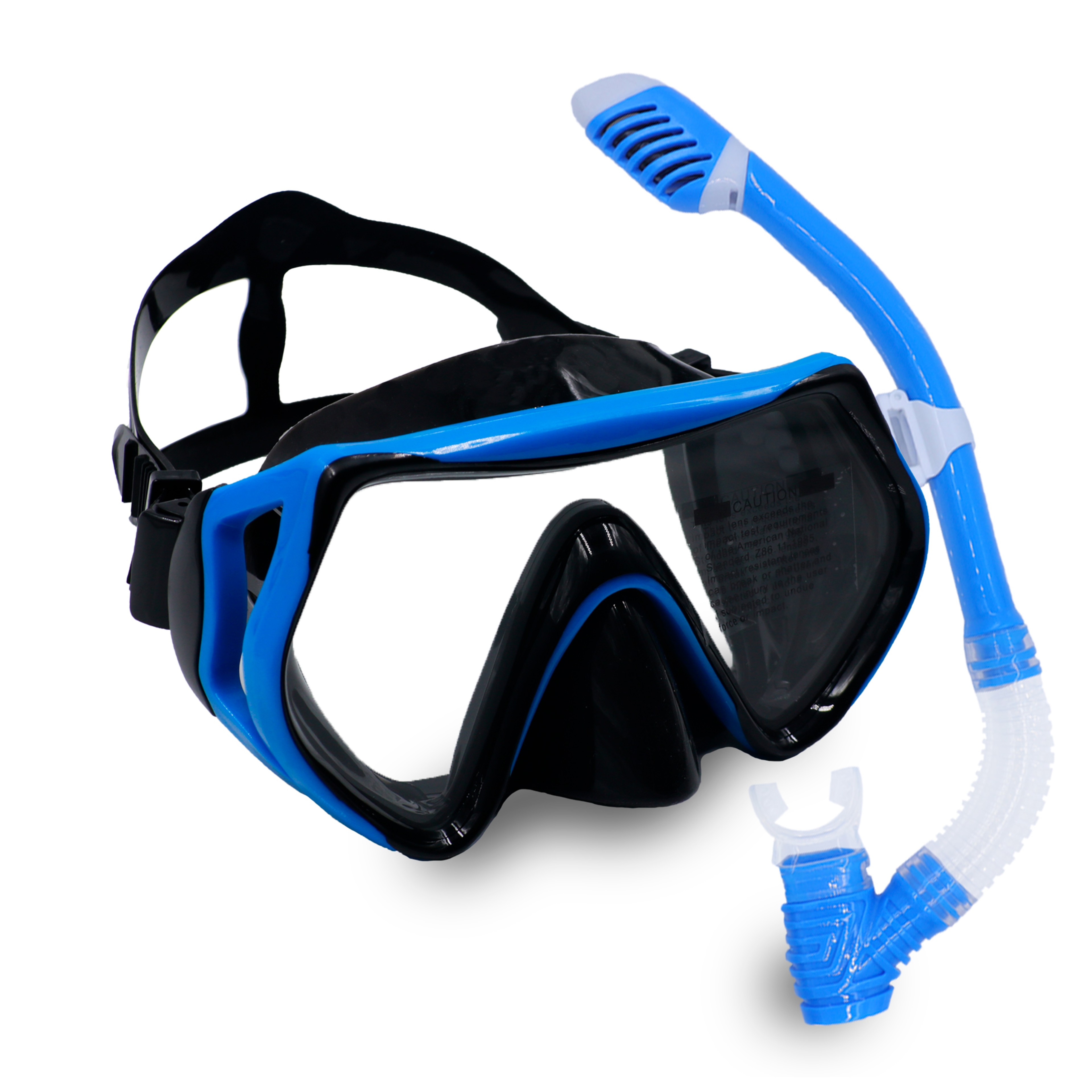 Kids Snorkeling Mask Set Anti Fog Swim Goggles With Nose Cover And Dry Top Snorkel 7